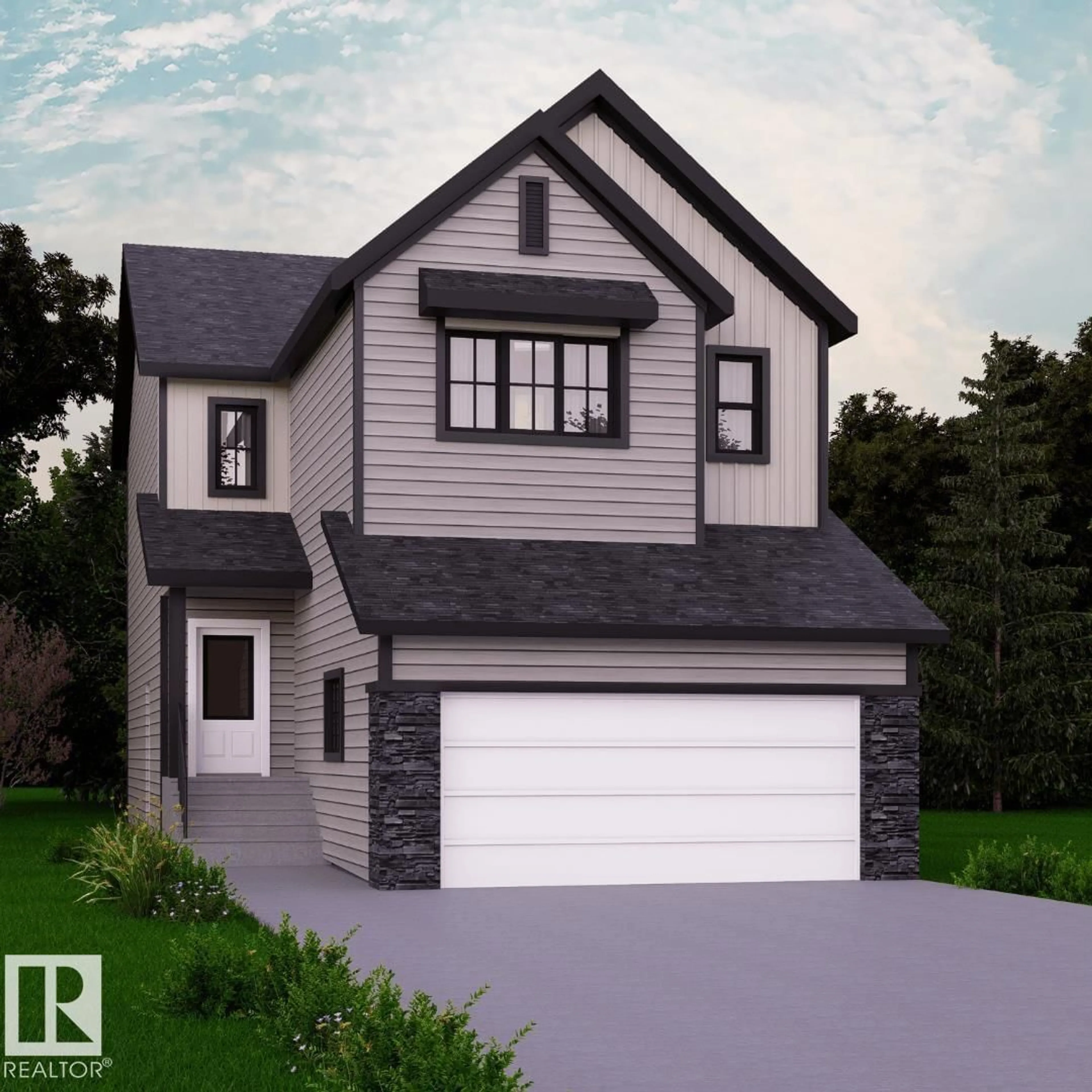 Home with brick exterior material, street for 19424 26 AV, Edmonton Alberta T6M1P5
