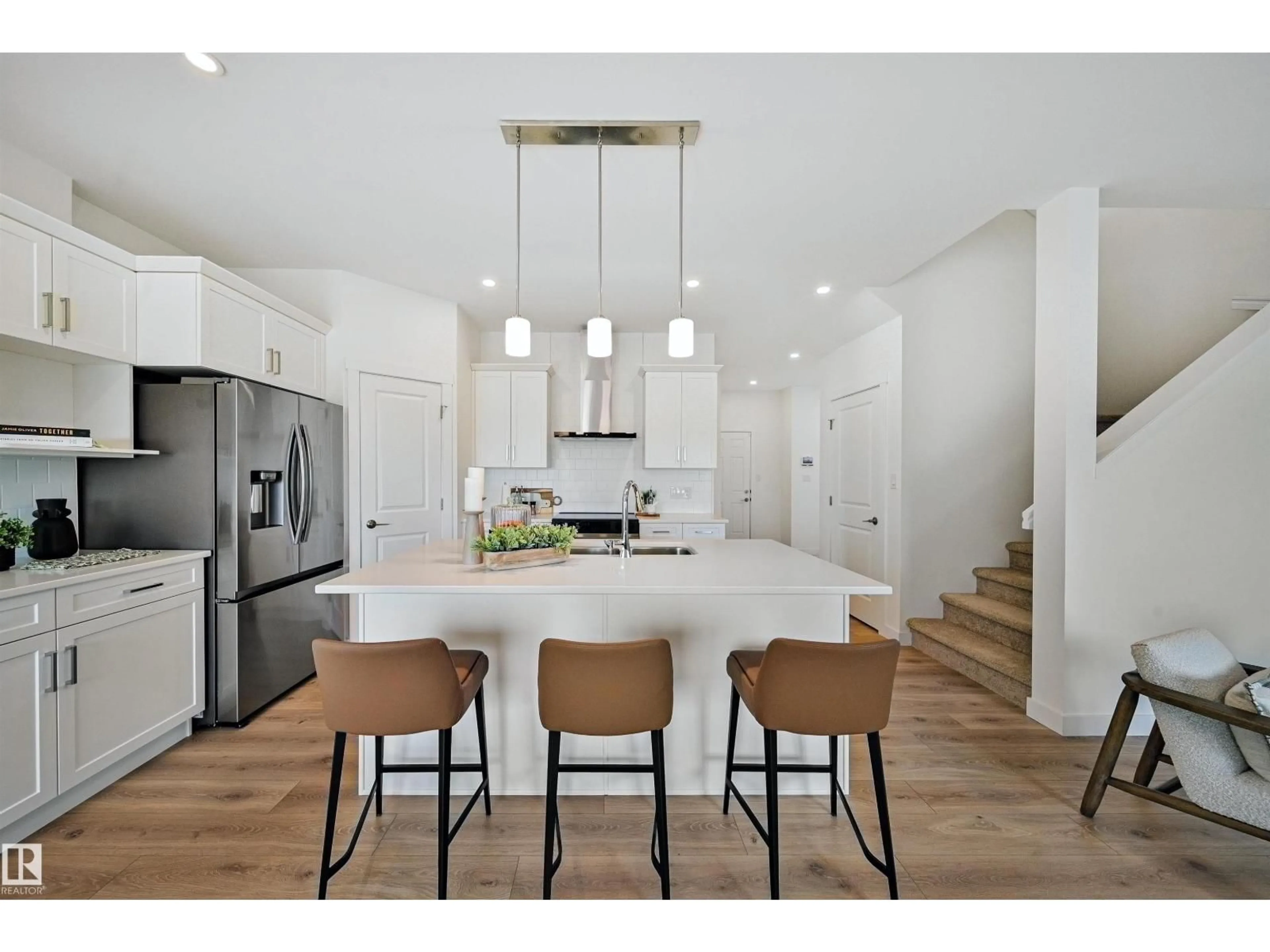 Open concept kitchen, unknown for 19424 26 AV, Edmonton Alberta T6M1P5