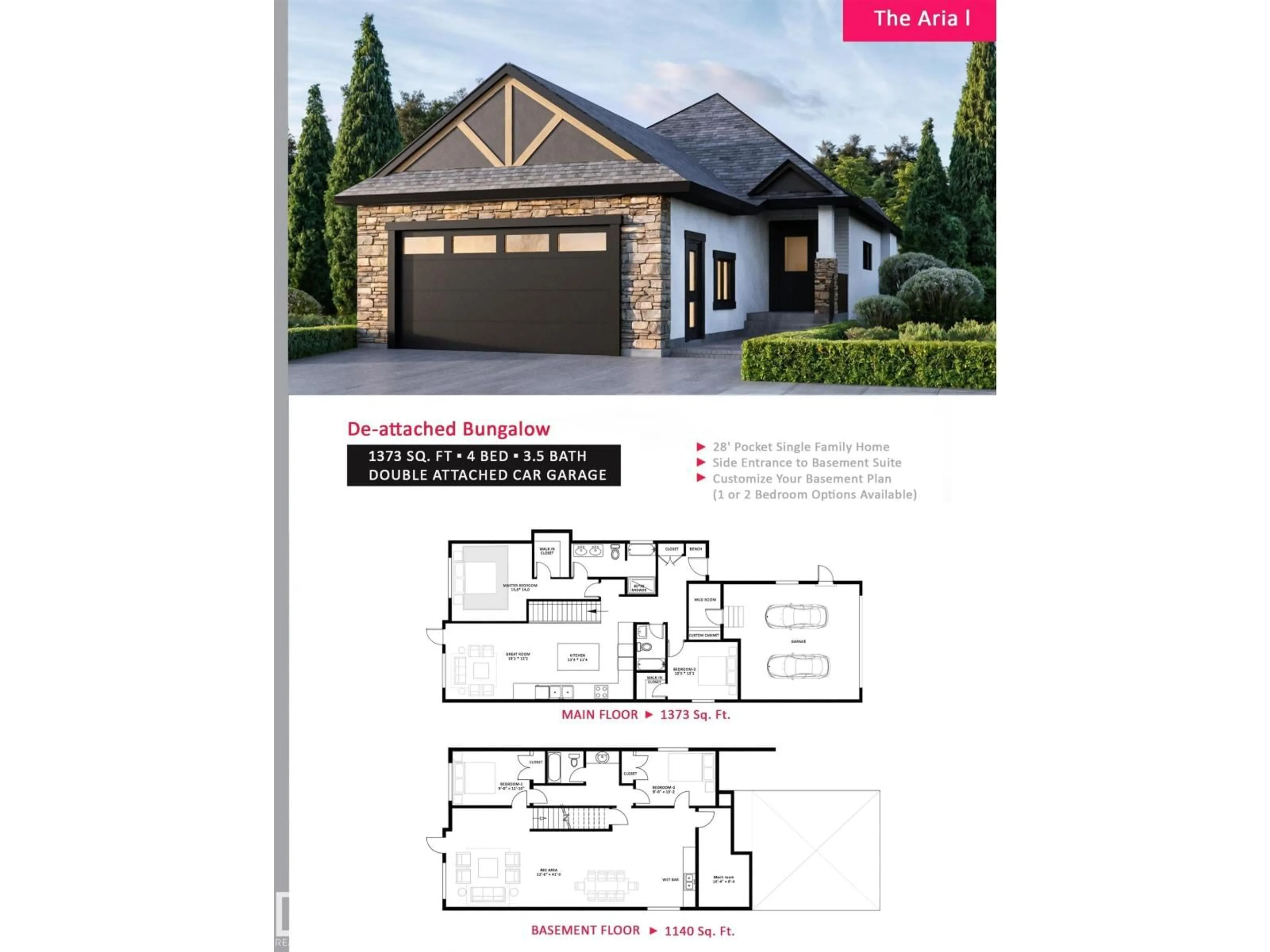 Floor plan for 3138 MAGPIE WY, Edmonton Alberta T5S0E1