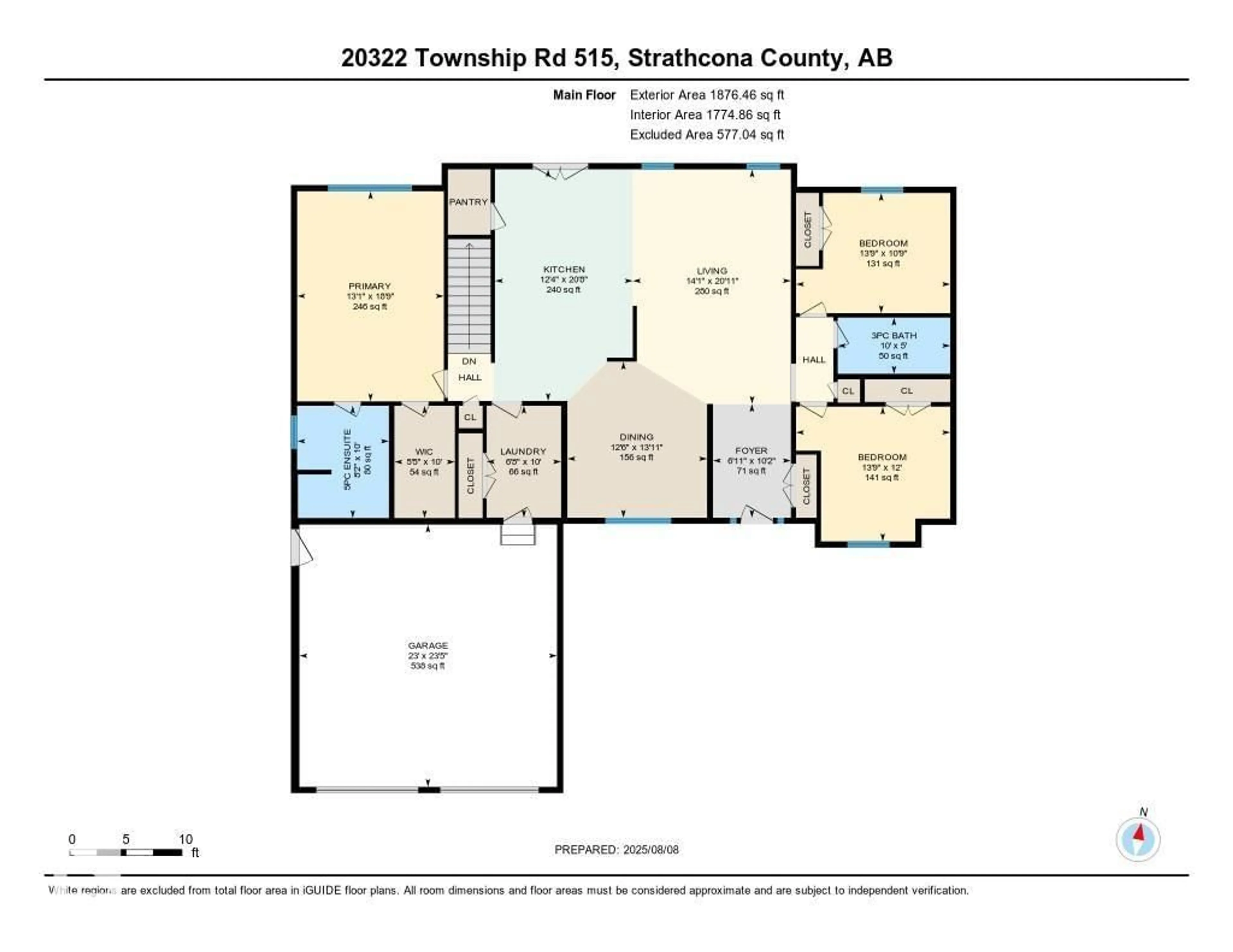 Floor plan for 20322 TWP ROAD 515, Rural Strathcona County Alberta T8G1G2