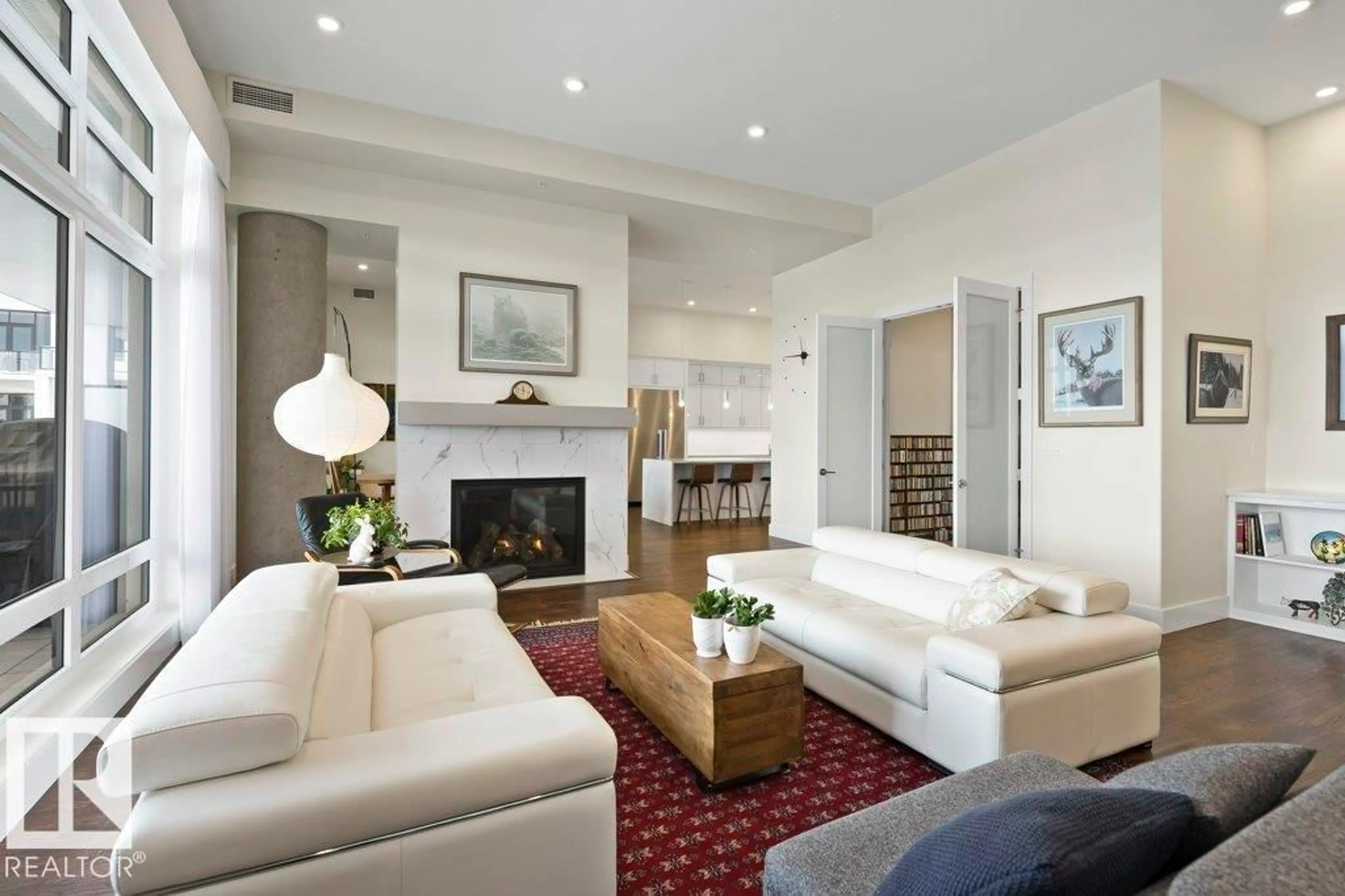 Living room with furniture, unknown for 200 - 930 BELLEROSE DR, St. Albert Alberta T8N7P7