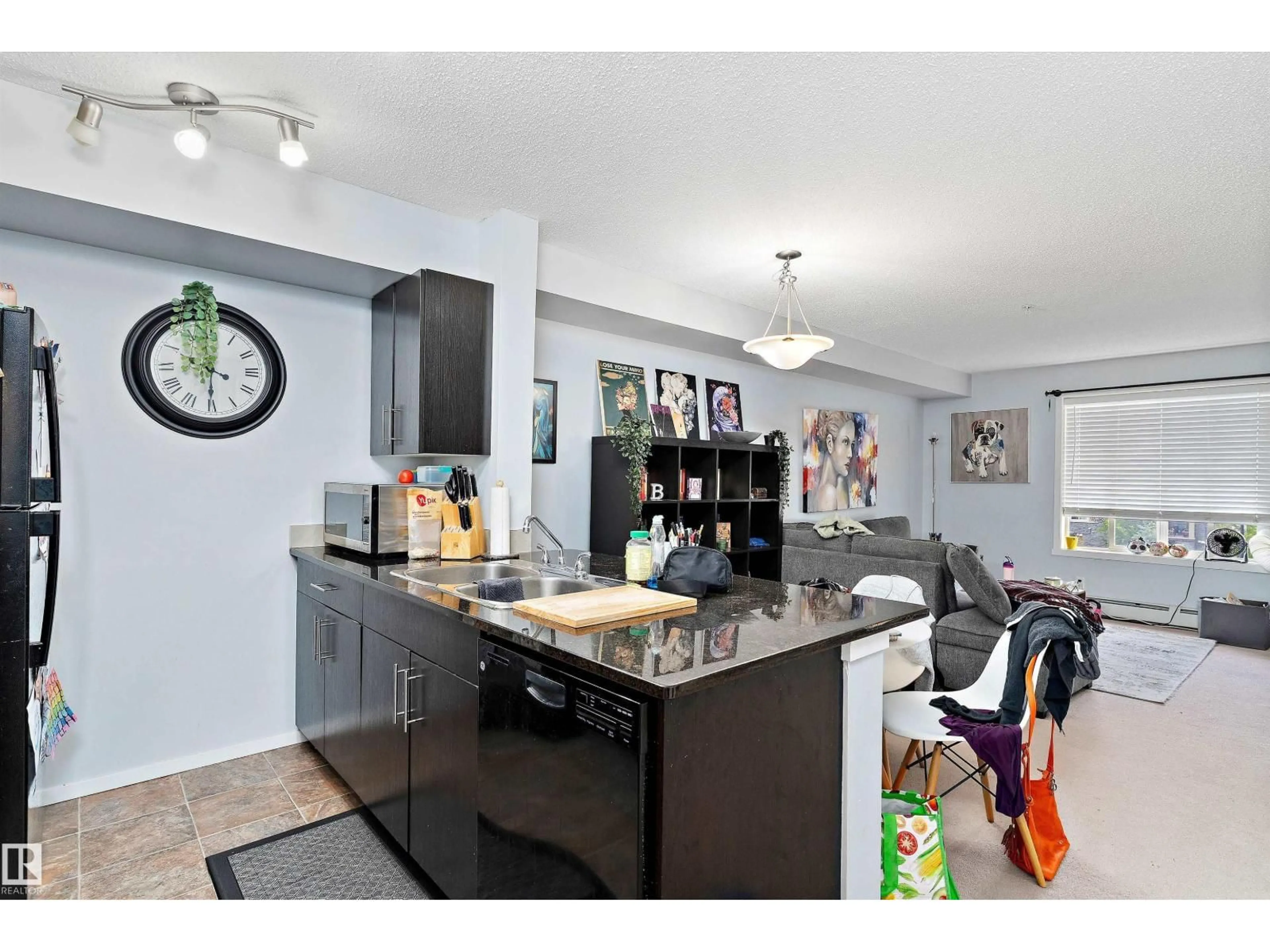 Open concept kitchen, unknown for #306 - 3207 JAMES MOWATT TR, Edmonton Alberta T6W3L6