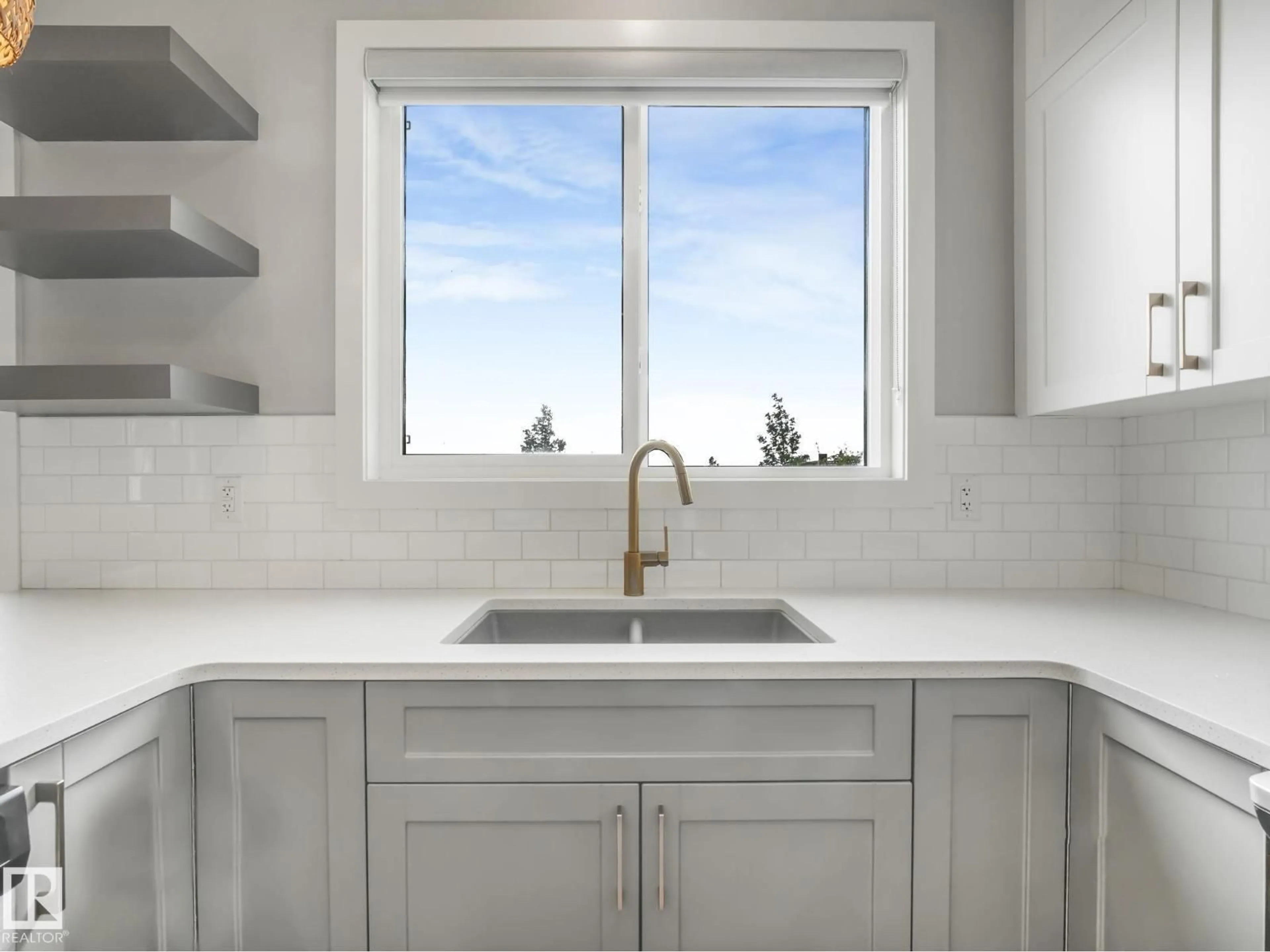 Contemporary kitchen, ceramic/tile floor for NW - 20007 15 AV, Edmonton Alberta T6M1L6