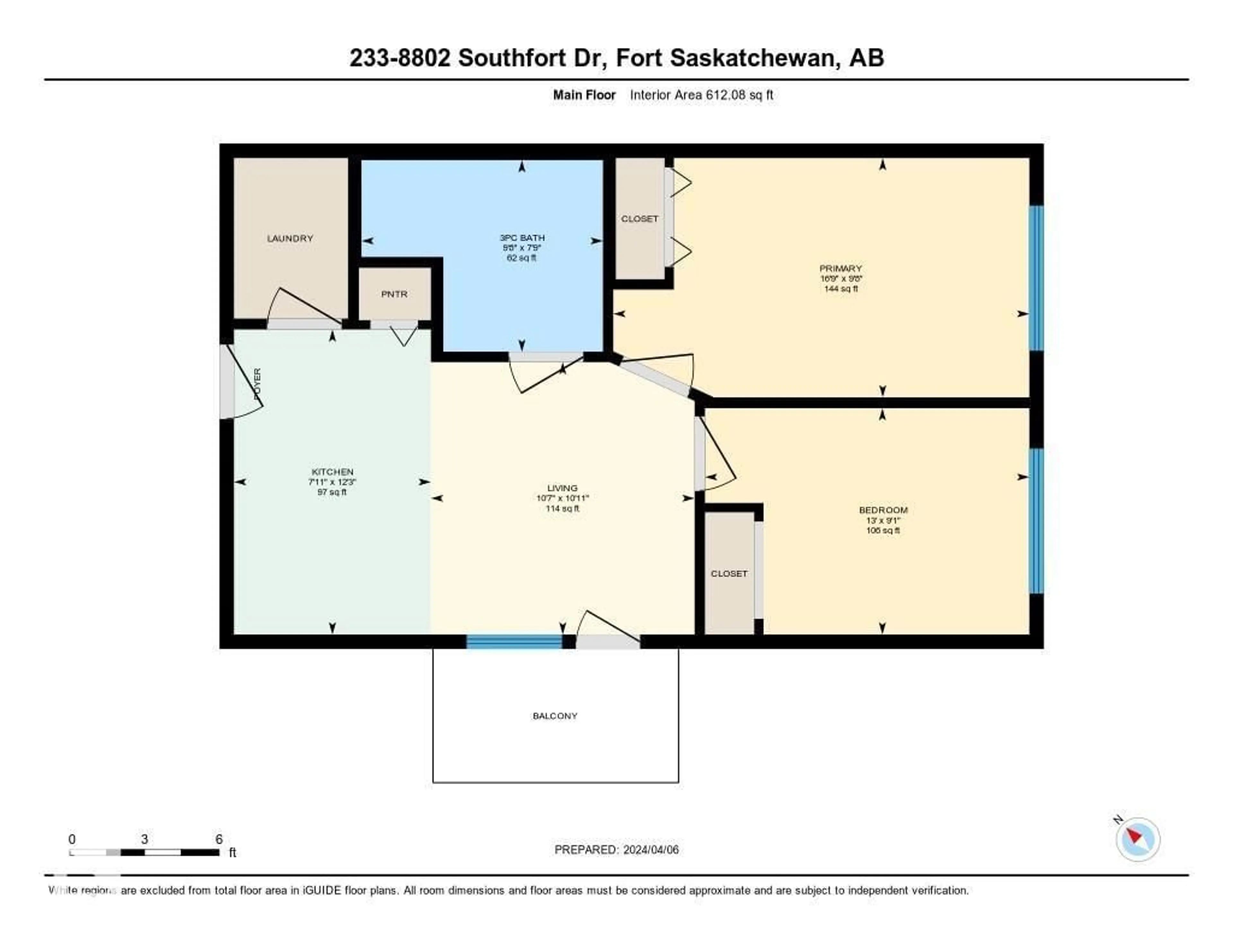 Floor plan for 233 SOUTHFORT DR, Fort Saskatchewan Alberta T8L4R7