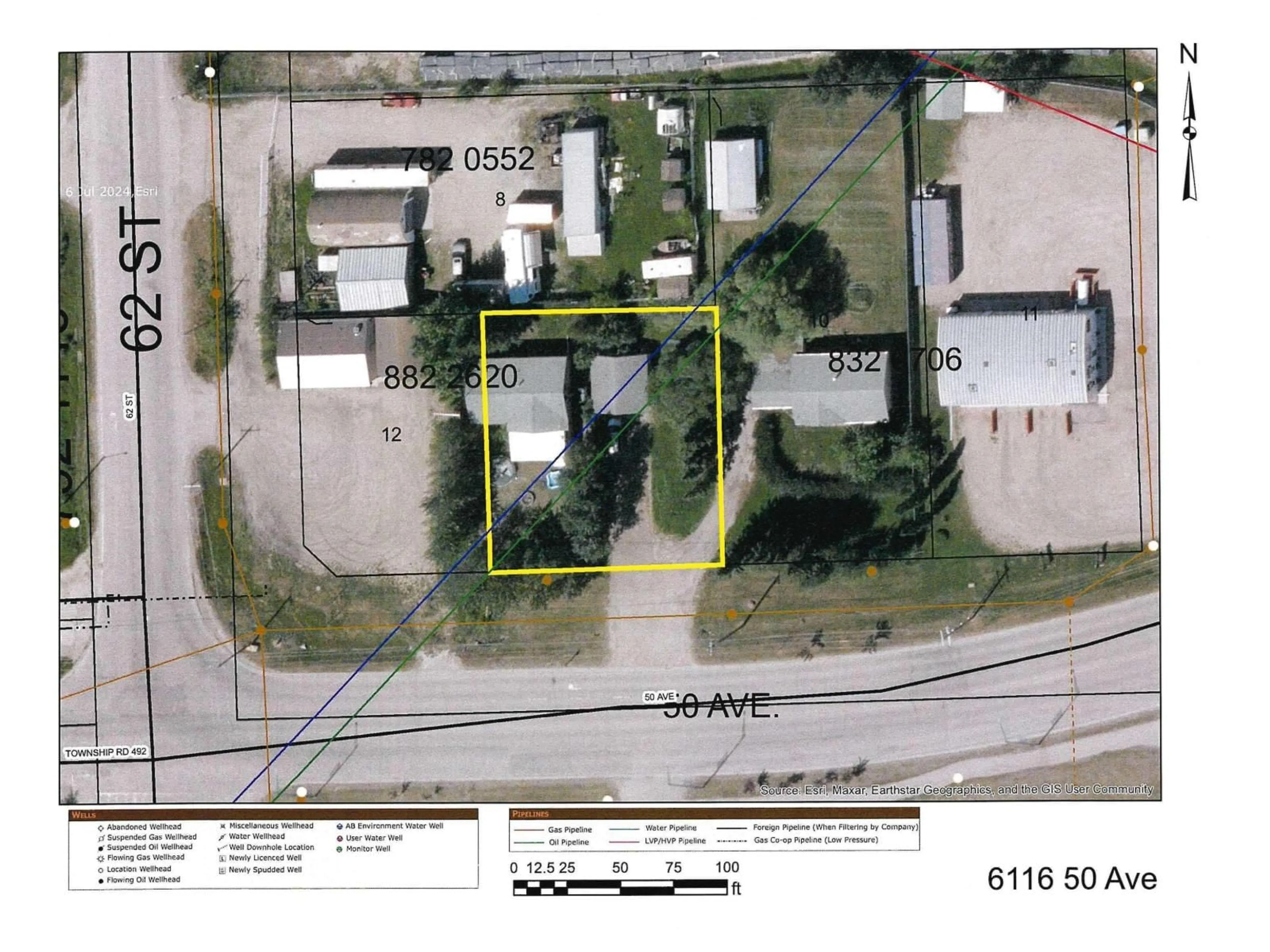 A pic from outside/outdoor area/front of a property/back of a property/a pic from drone, street for 6116 50 AV, Drayton Valley Alberta T7A1J4