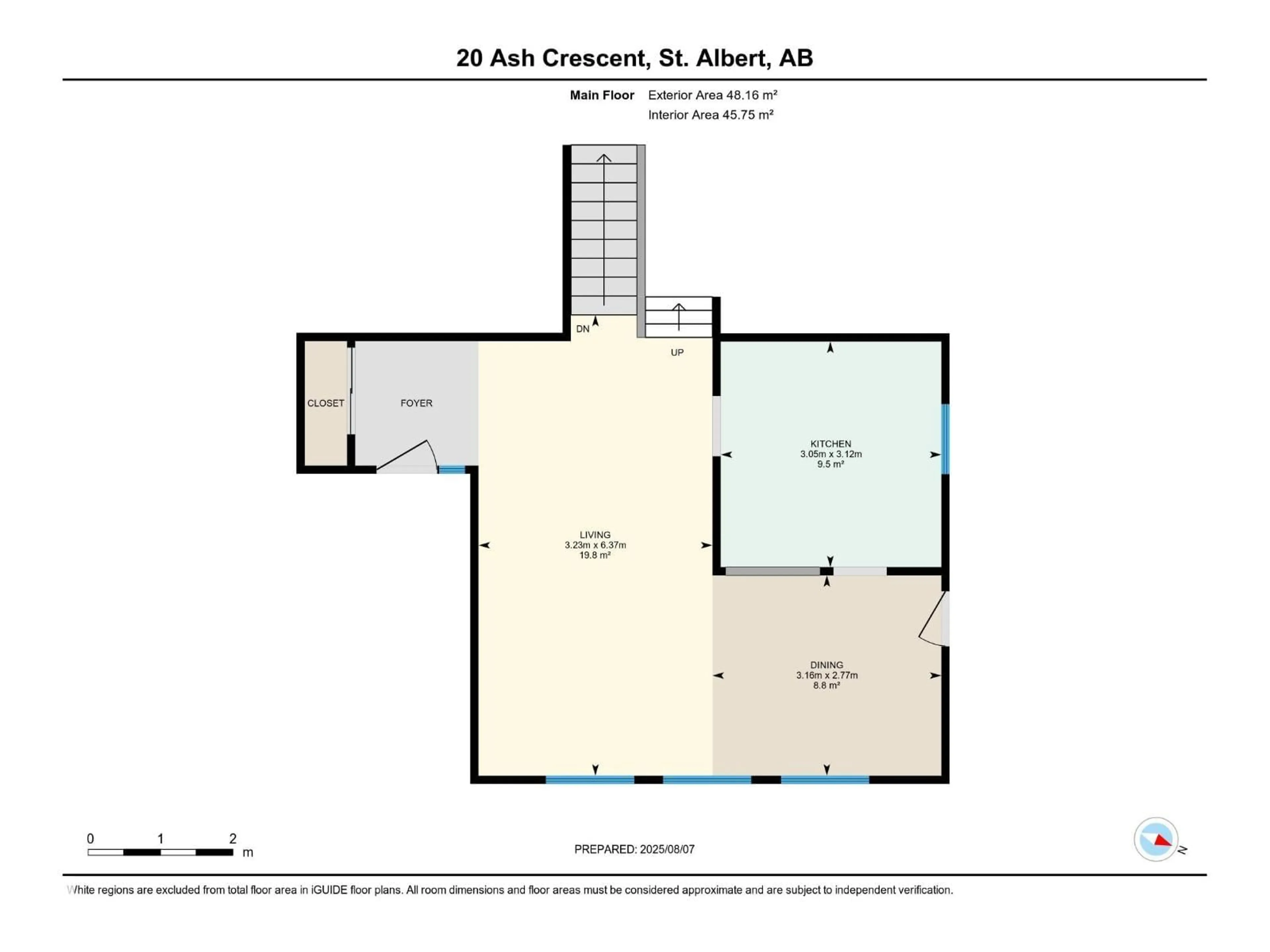 Floor plan for 20 ASH CR, St. Albert Alberta T8N3J3
