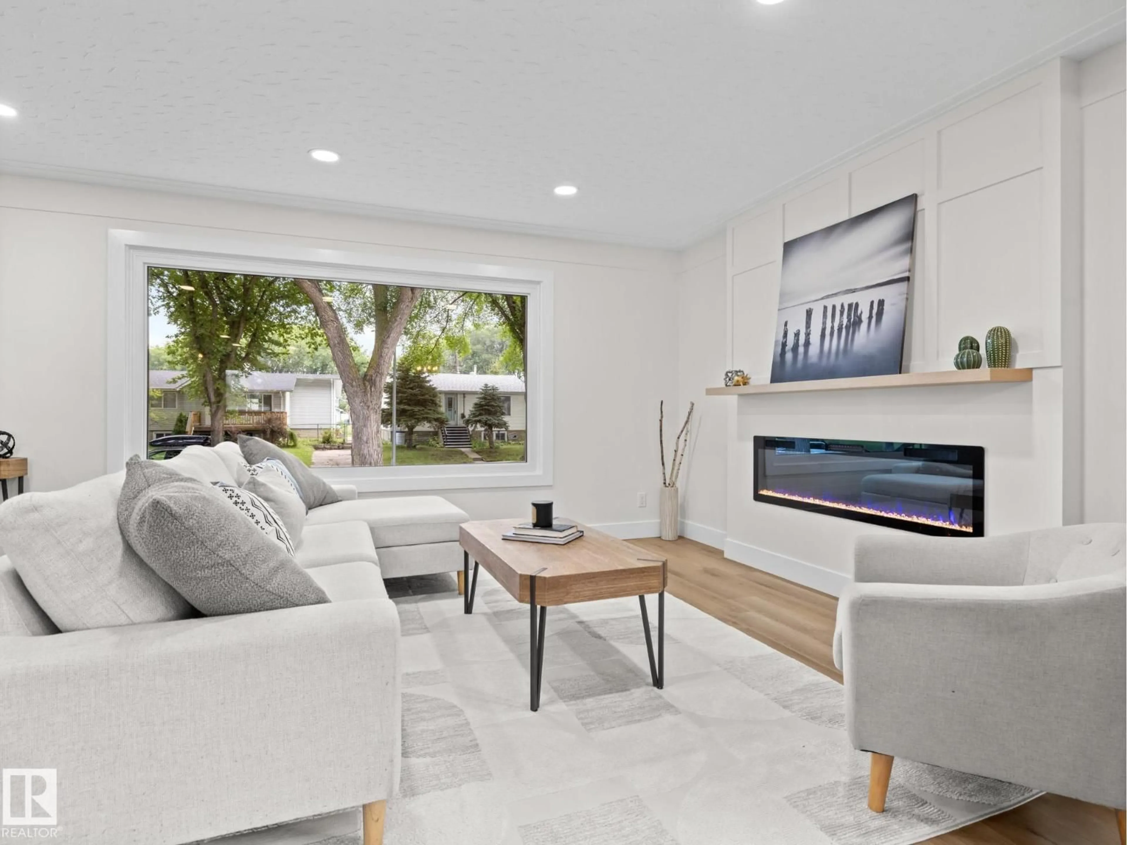 Living room with furniture, unknown for NW - 10324 78 ST, Edmonton Alberta T6A3E5