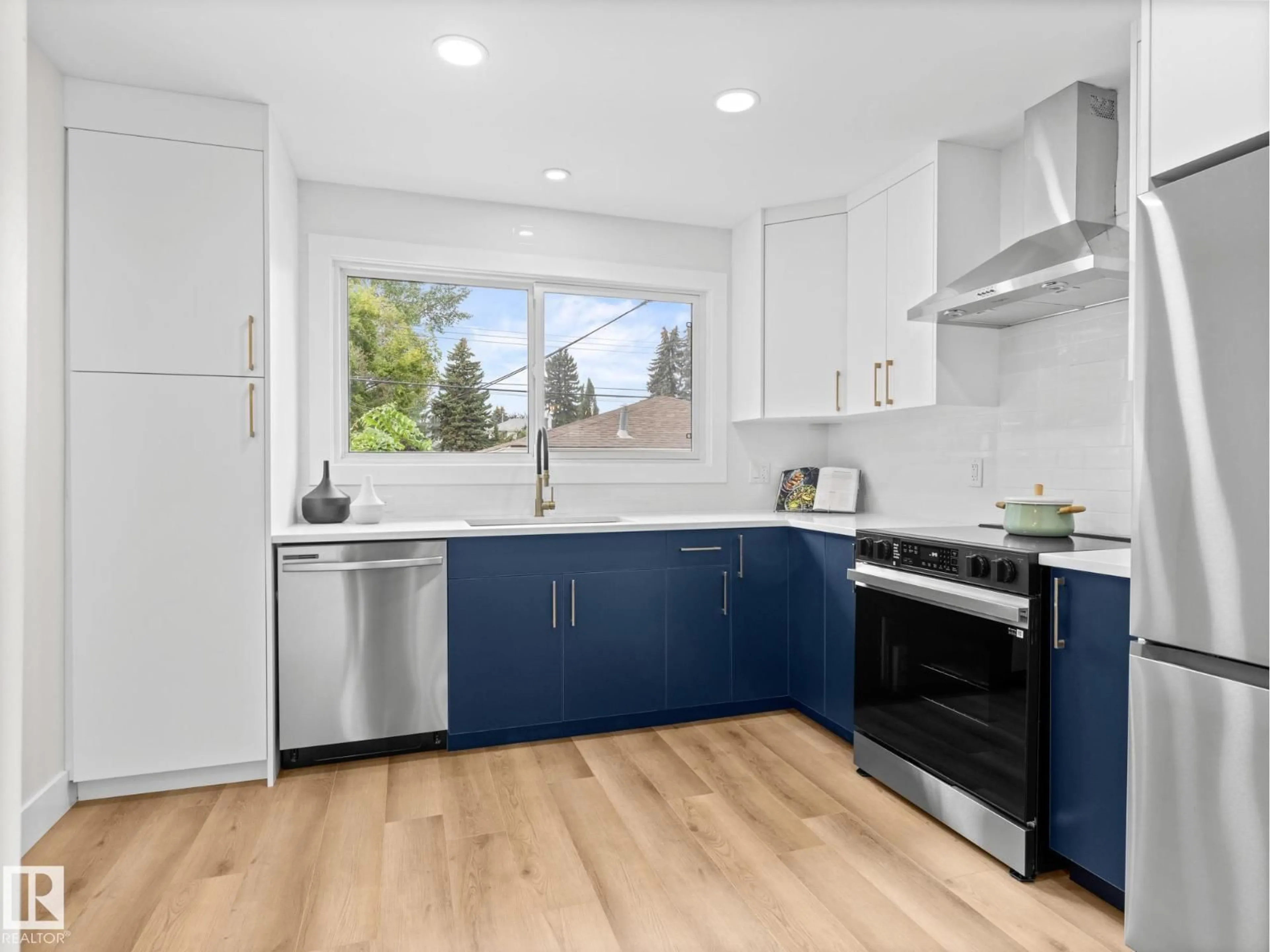 Open concept kitchen, unknown for NW - 10324 78 ST, Edmonton Alberta T6A3E5