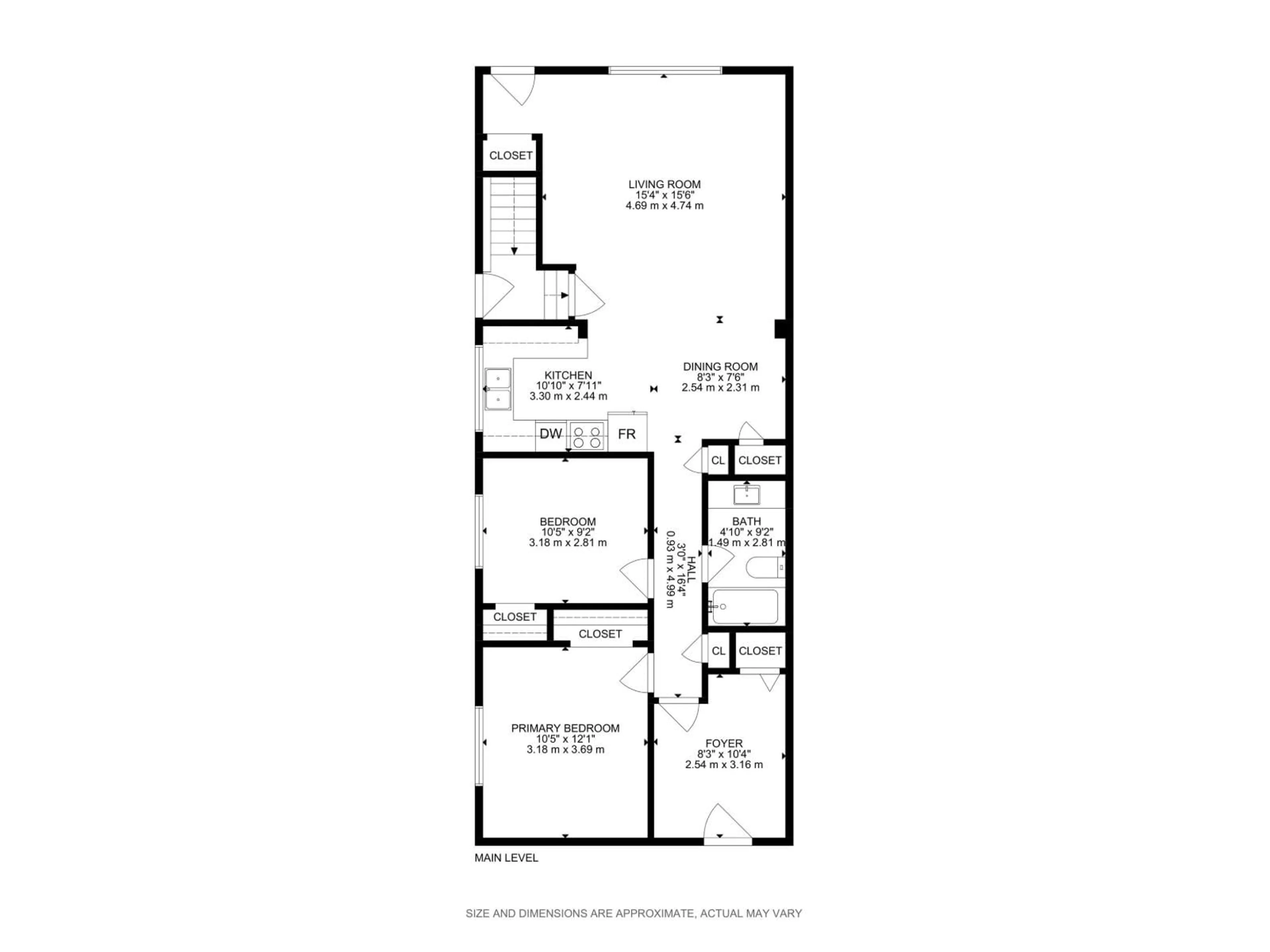 Floor plan for NW - 12710 85 ST, Edmonton Alberta T5E2Y7