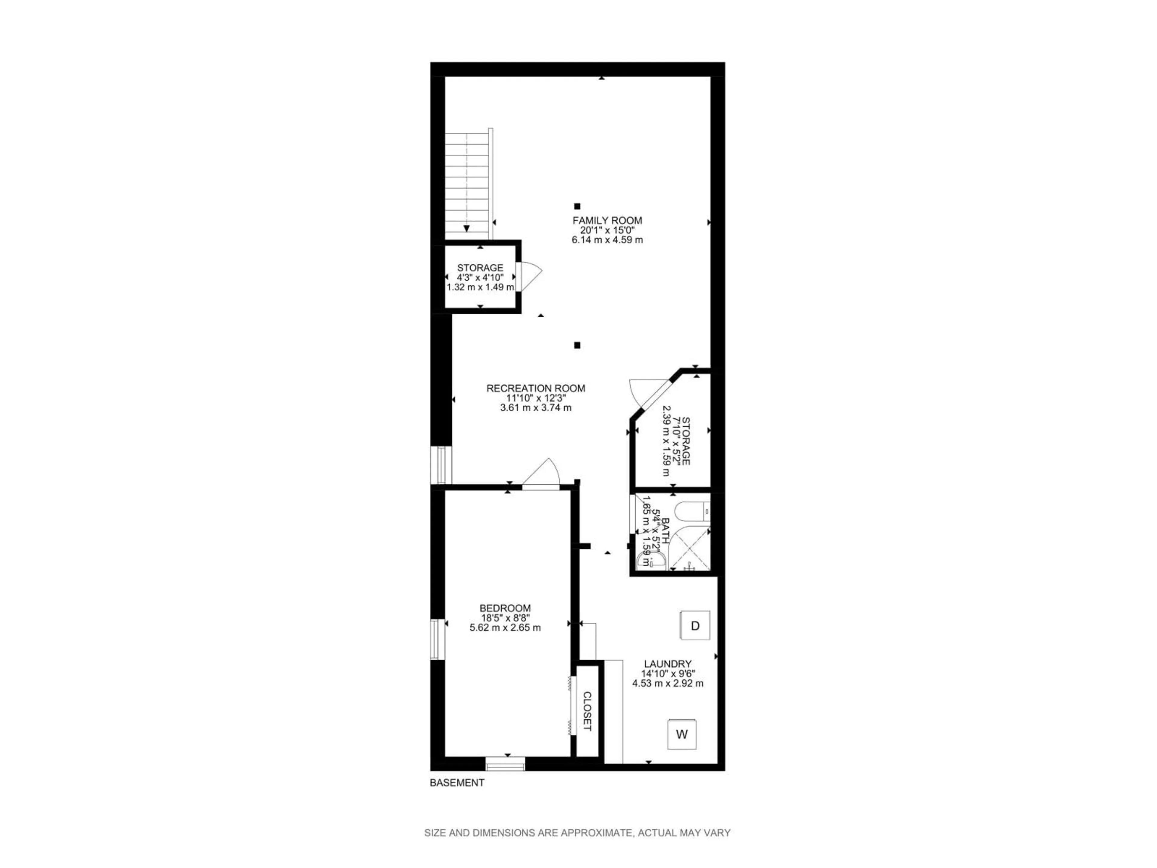Floor plan for NW - 12710 85 ST, Edmonton Alberta T5E2Y7