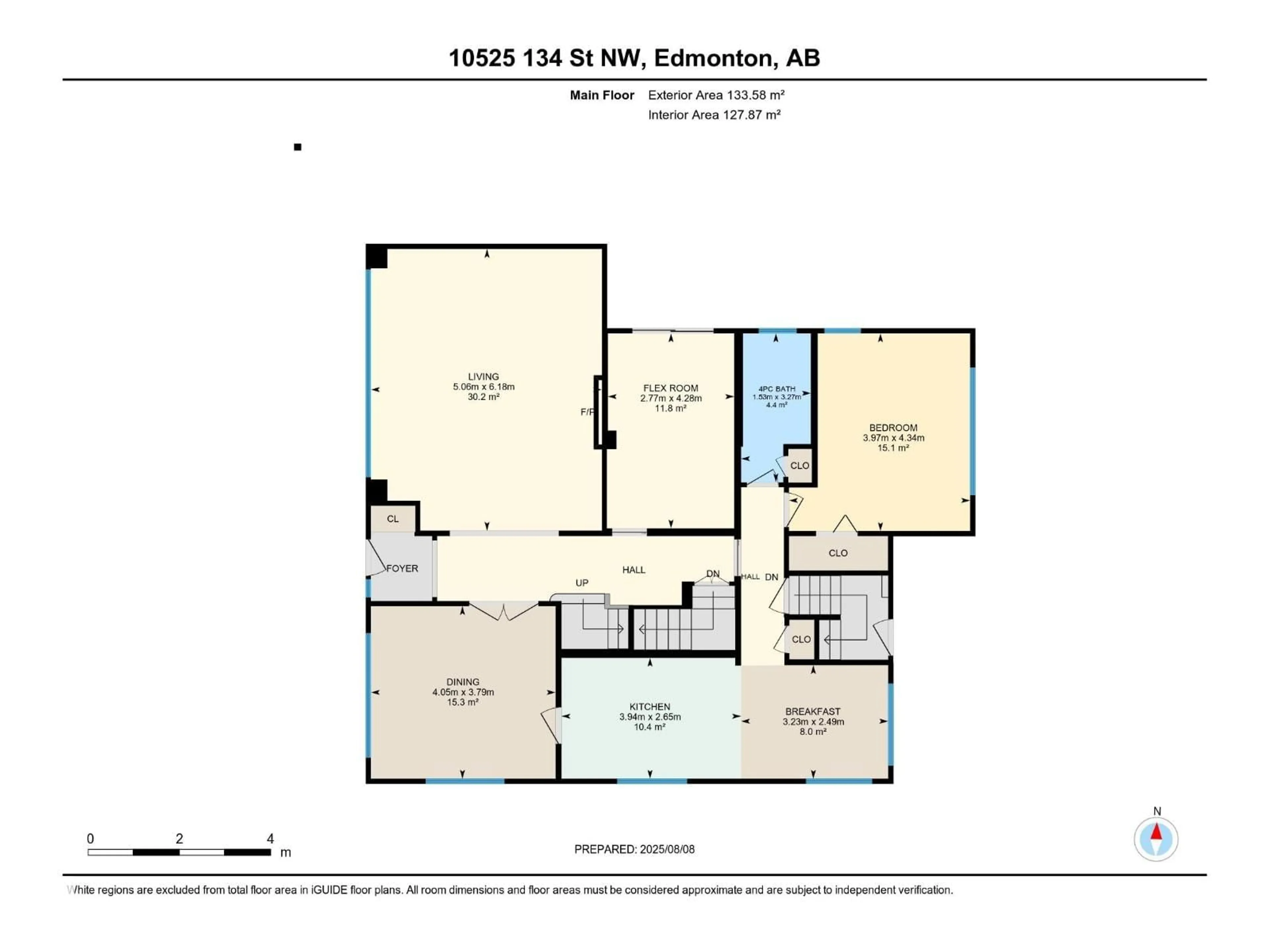 Floor plan for 10525 134 ST, Edmonton Alberta T5N2B4