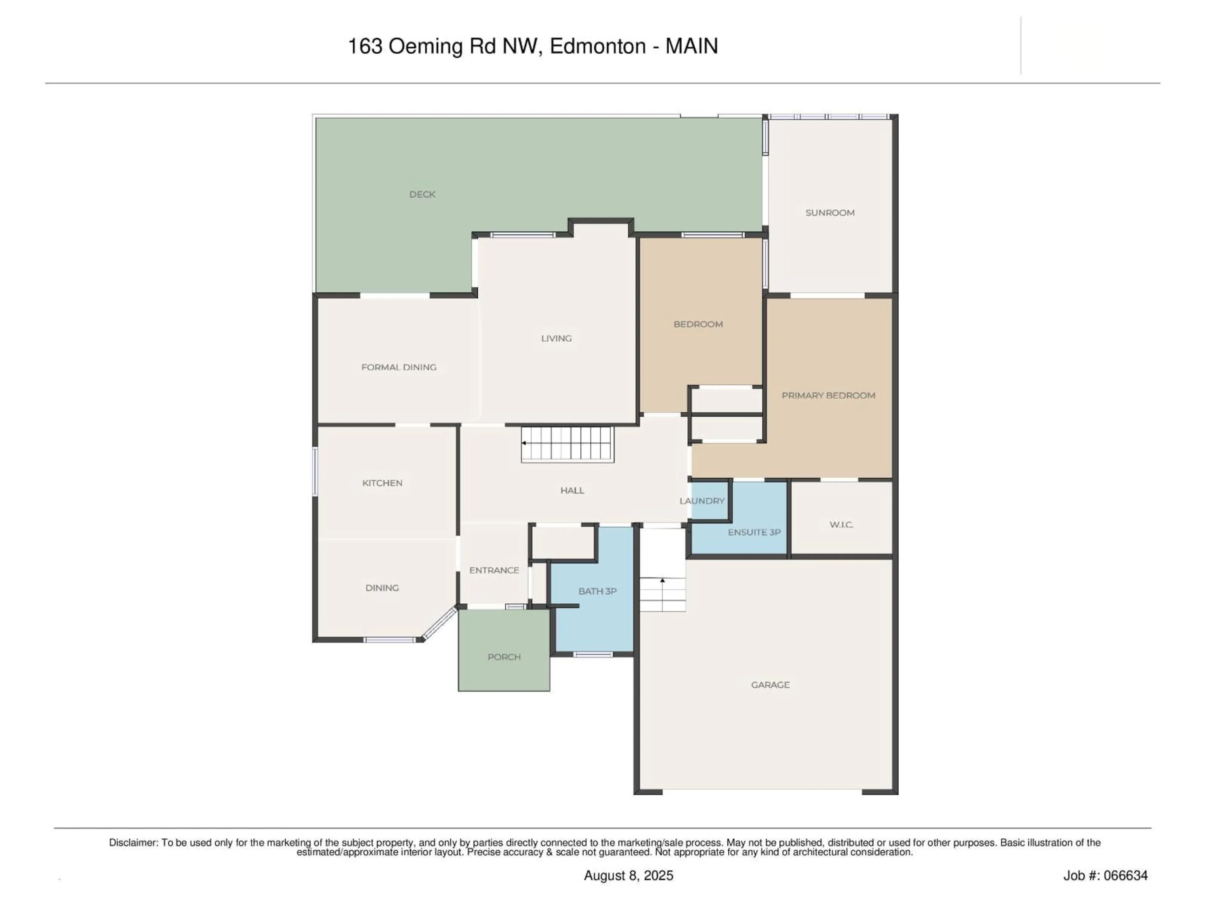 Floor plan for 163 OEMING RD, Edmonton Alberta T6R1M6