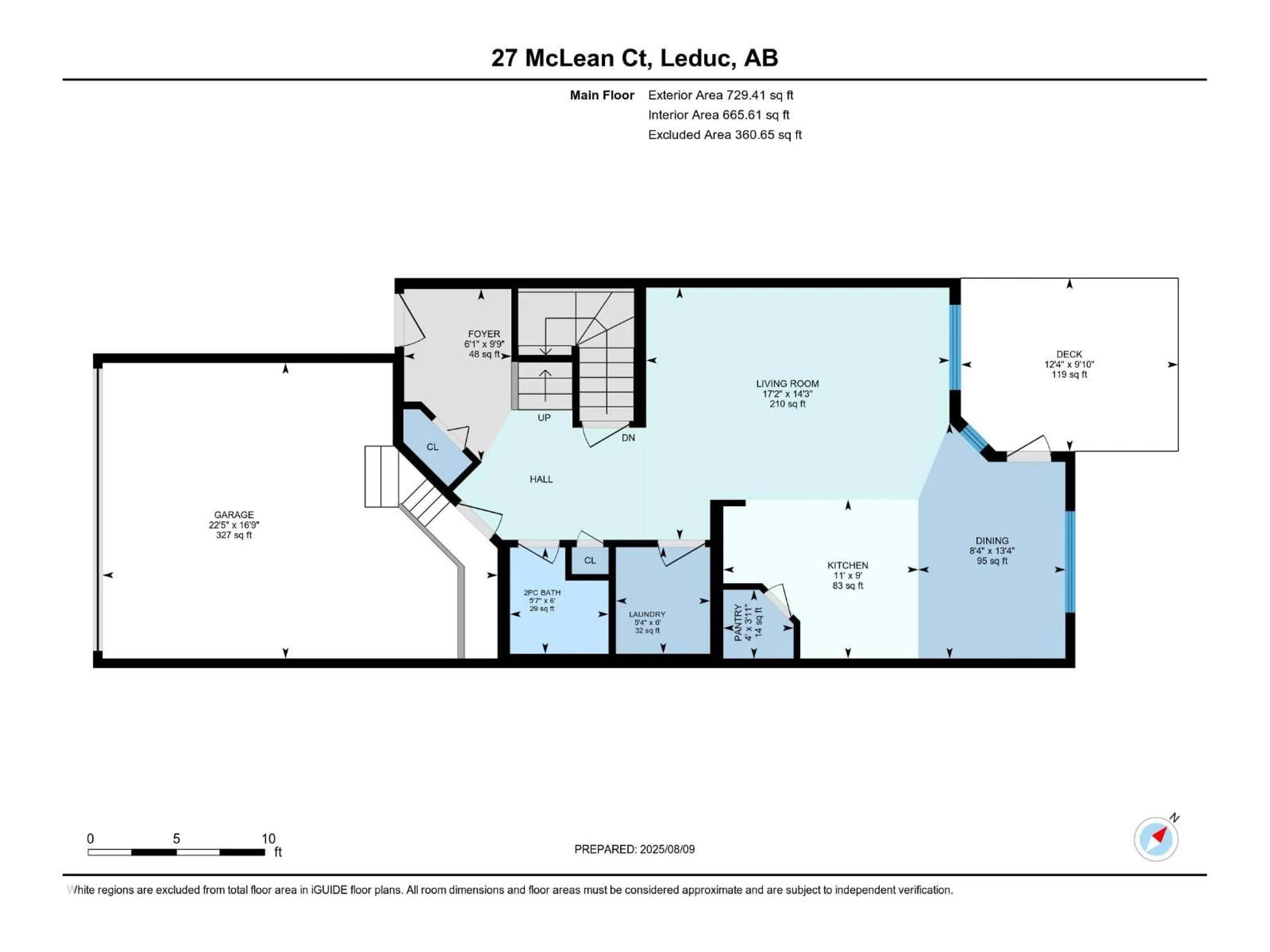 Floor plan for 27 MCLEAN, Leduc Alberta T9E8A1