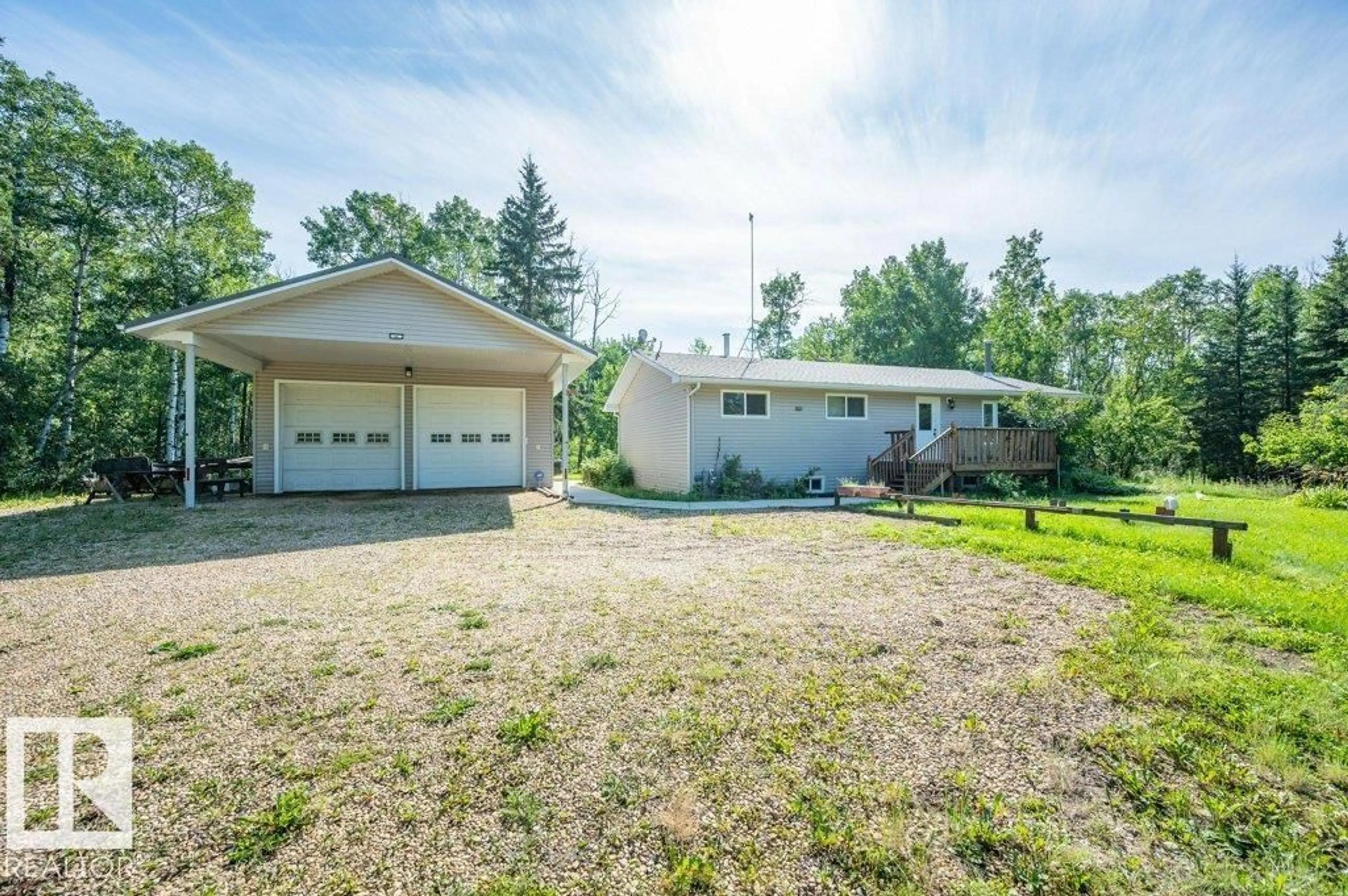A pic from outside/outdoor area/front of a property/back of a property/a pic from drone, unknown for 220 RGE ROAD 231 RGE ROAD, Rural Leduc County Alberta T0B3M3