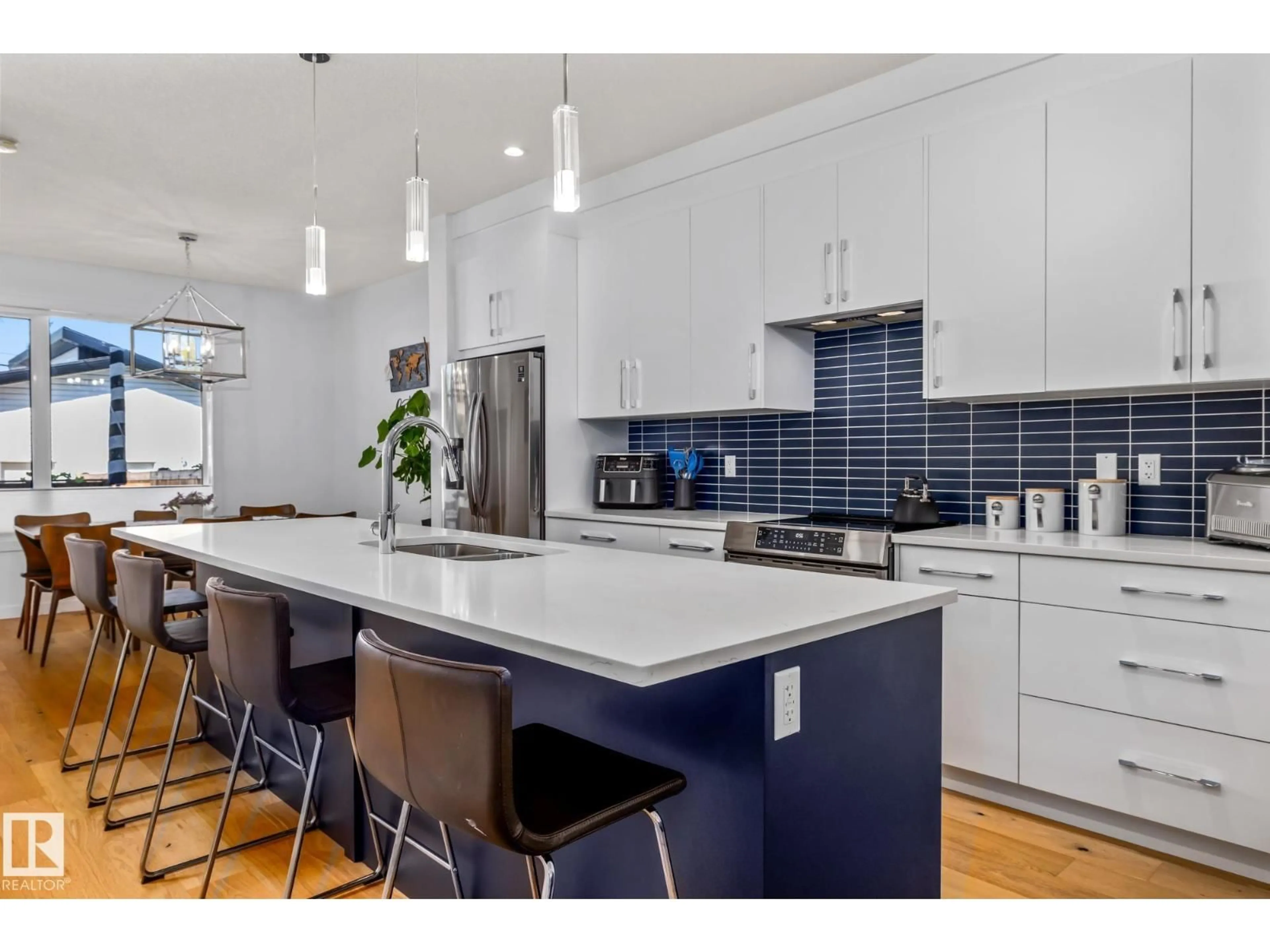 Contemporary kitchen, ceramic/tile floor for NW - 10312 78 ST, Edmonton Alberta T6A3E5