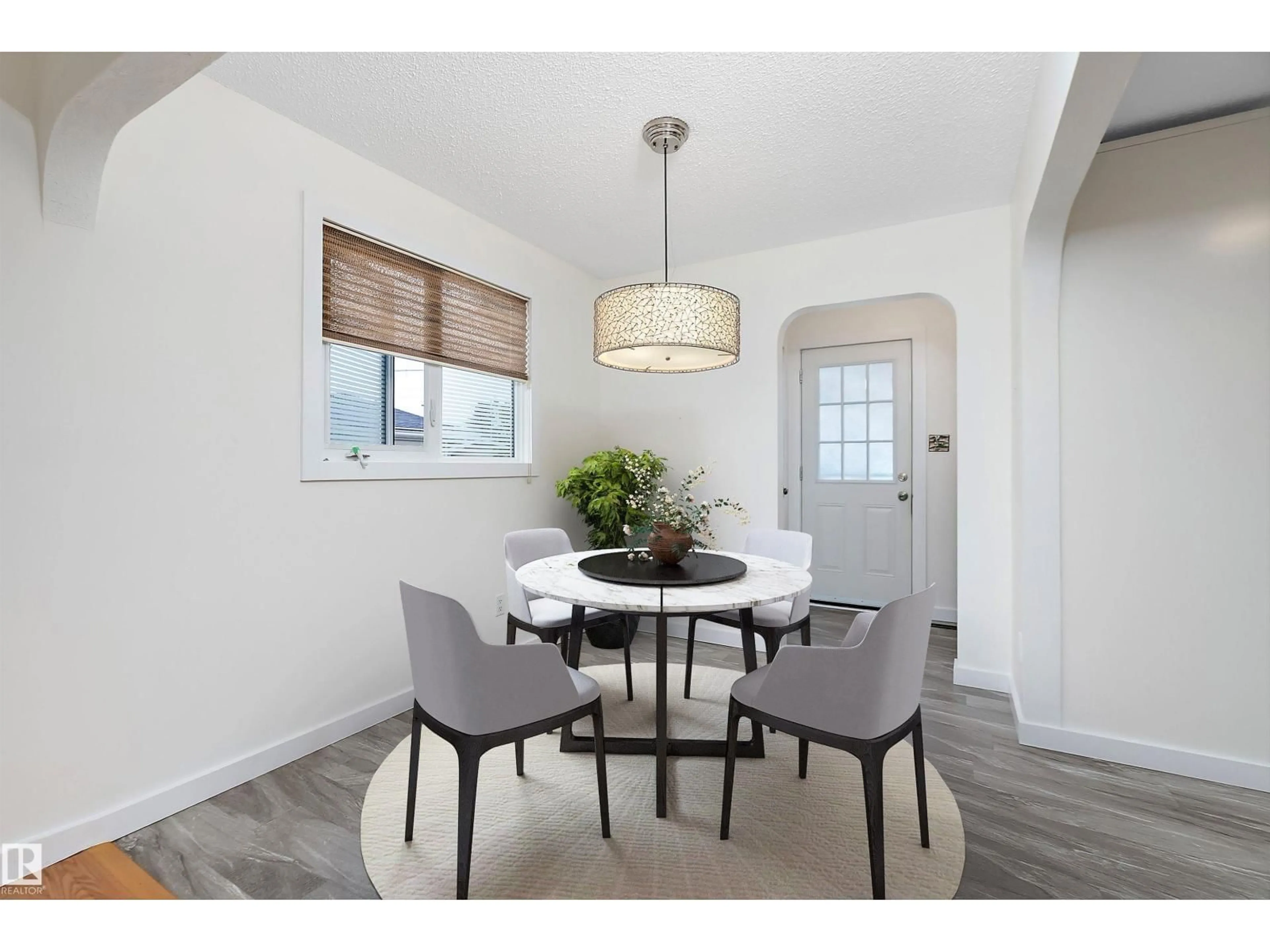 Dining room, wood/laminate floor for 5213 51A ST, Leduc Alberta T9E5L8