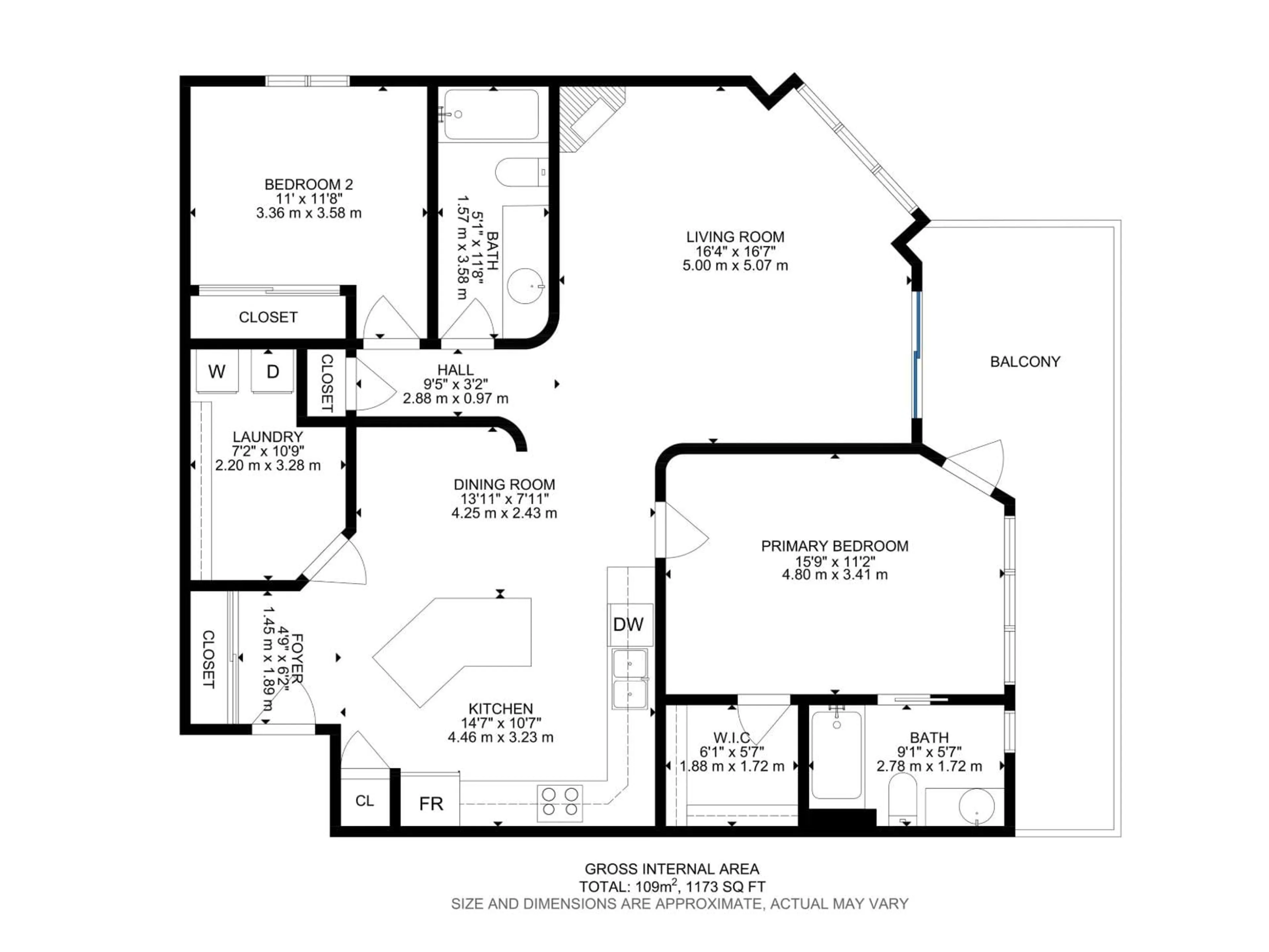 Floor plan for 320 - 4312 139 AV, Edmonton Alberta T5Y3J4