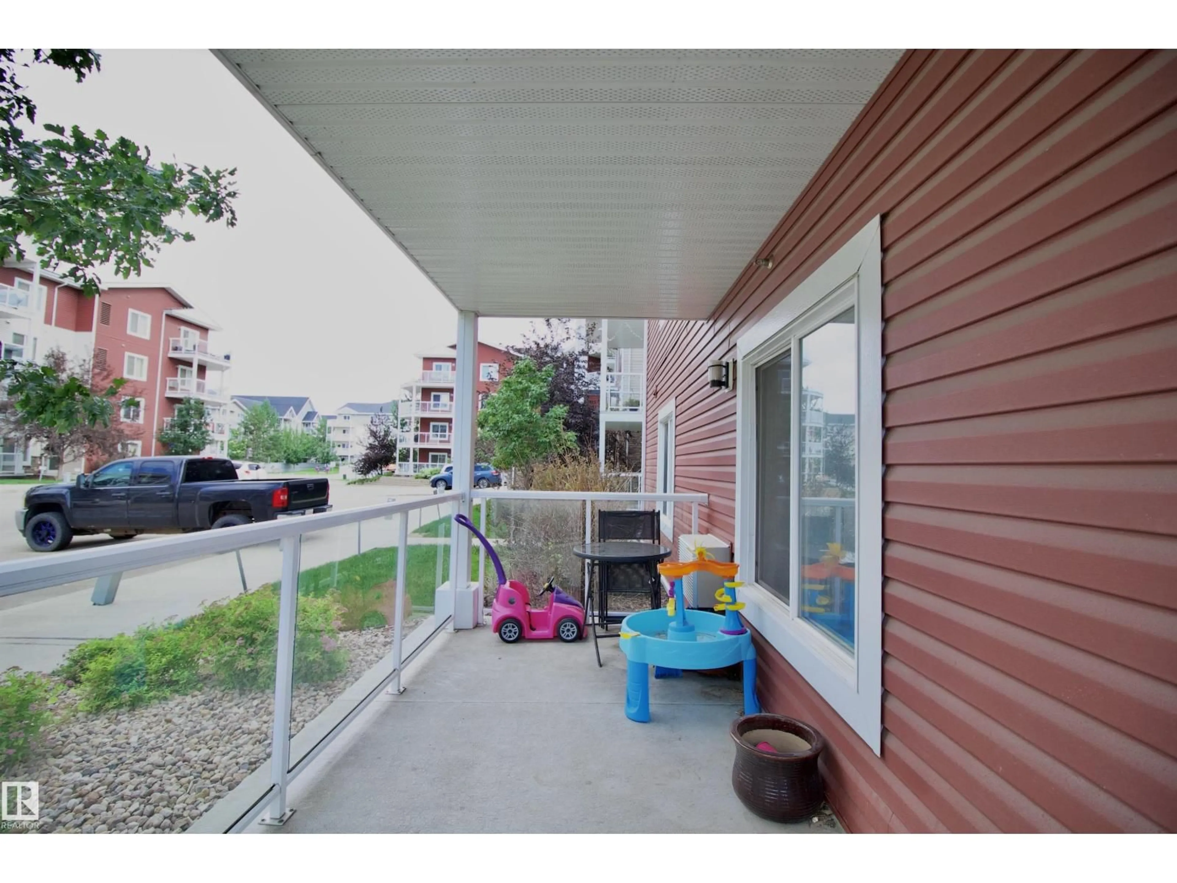 Patio, street for #102 - 2203 44 AV, Edmonton Alberta T6T0T1