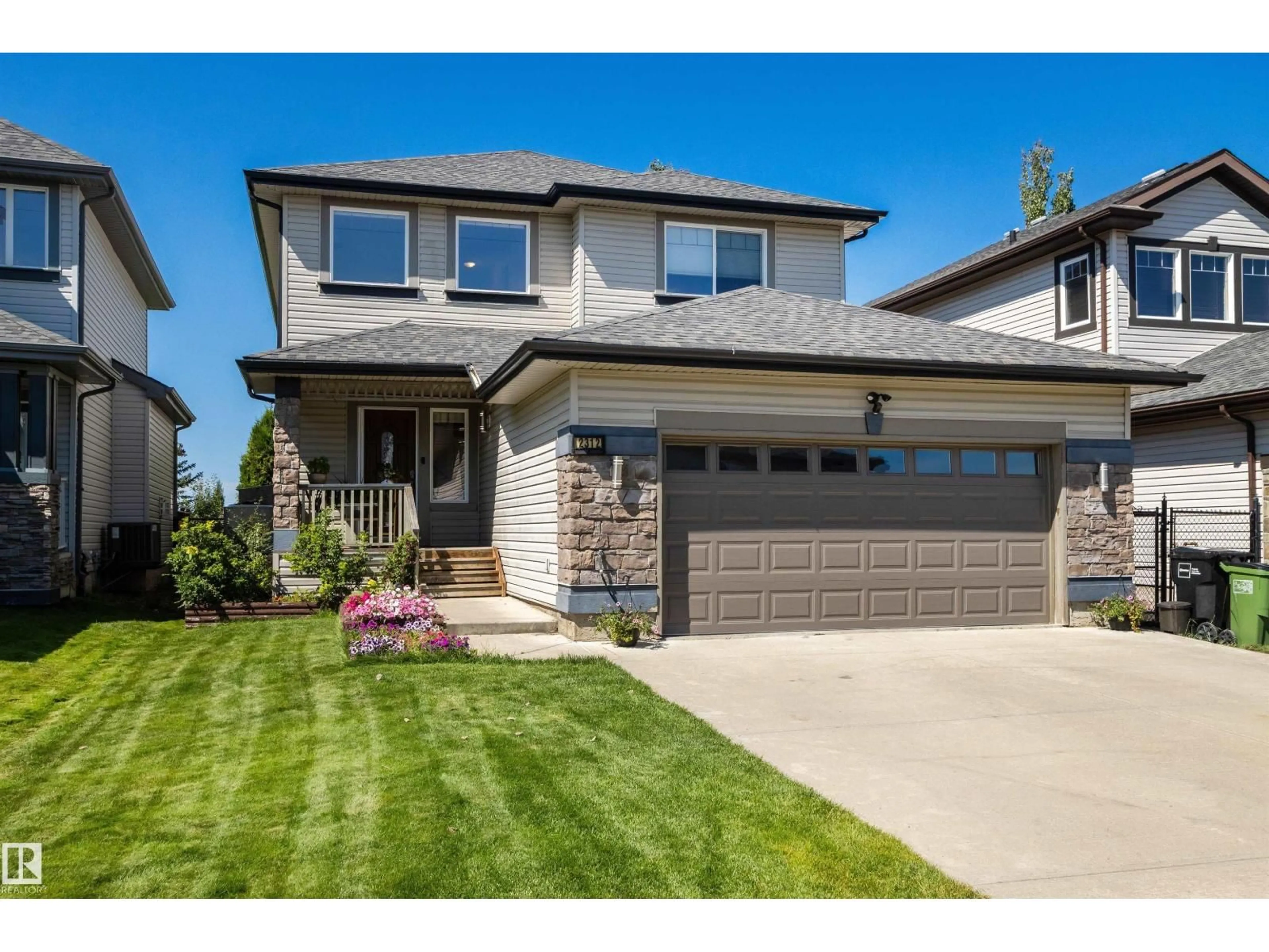 Home with vinyl exterior material, street for LI NW - 2312 HAGEN LINK, Edmonton Alberta T6R3M6