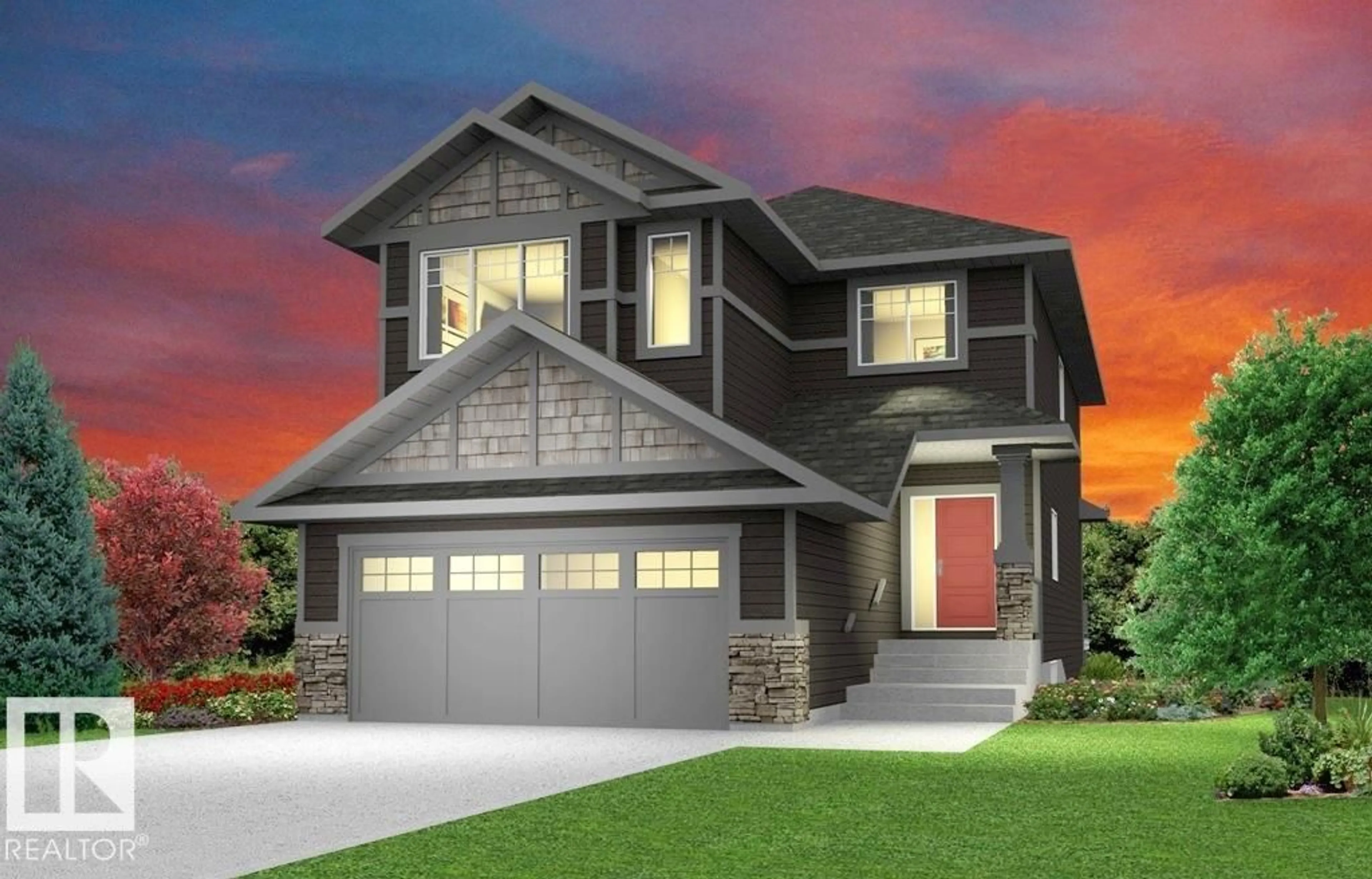Home with vinyl exterior material, street for 234 KINGLET BV, Edmonton Alberta T5S0S6