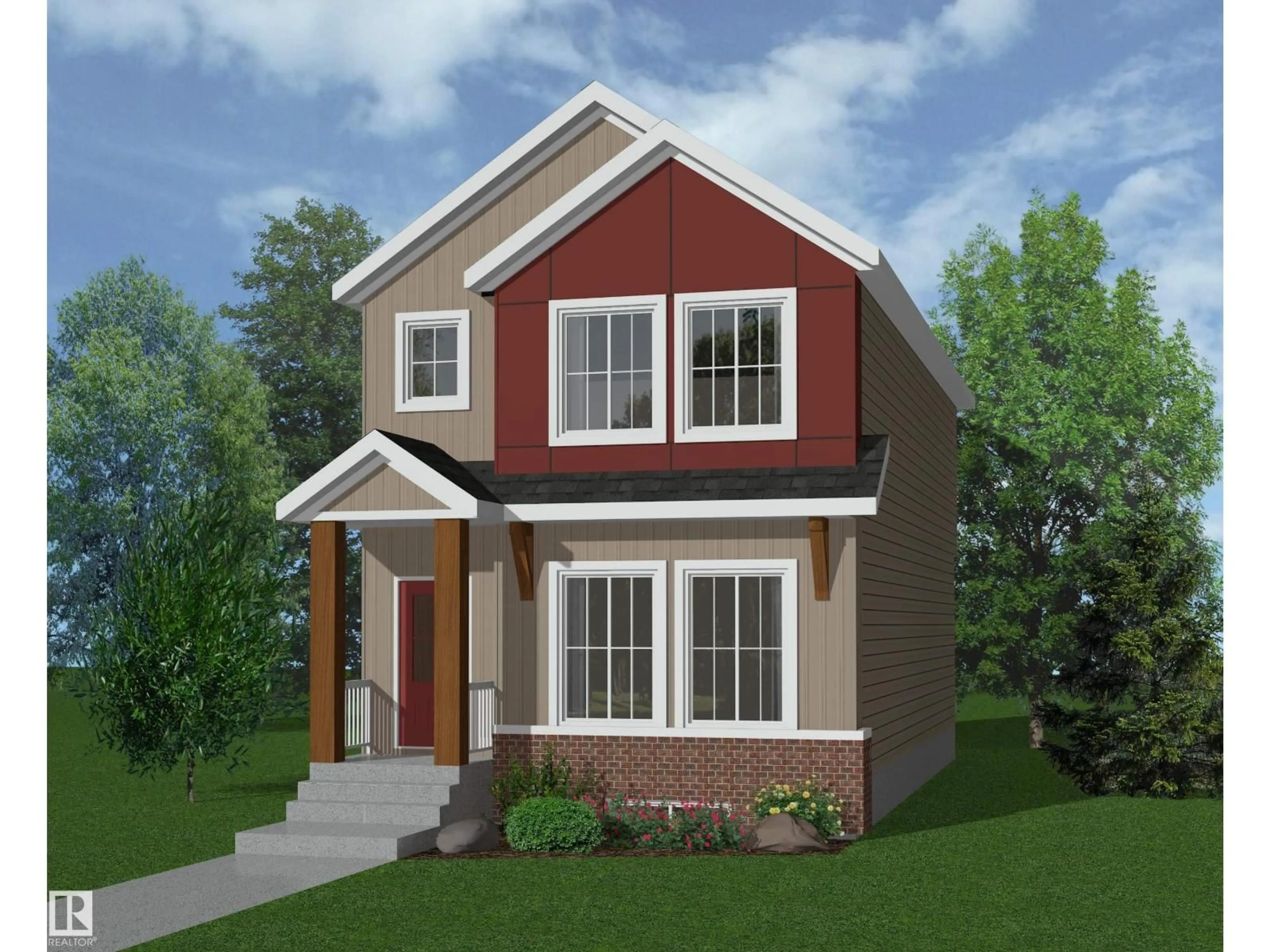 Home with brick exterior material, street for 2111 CROSSBILL LN, Edmonton Alberta T5S0R3