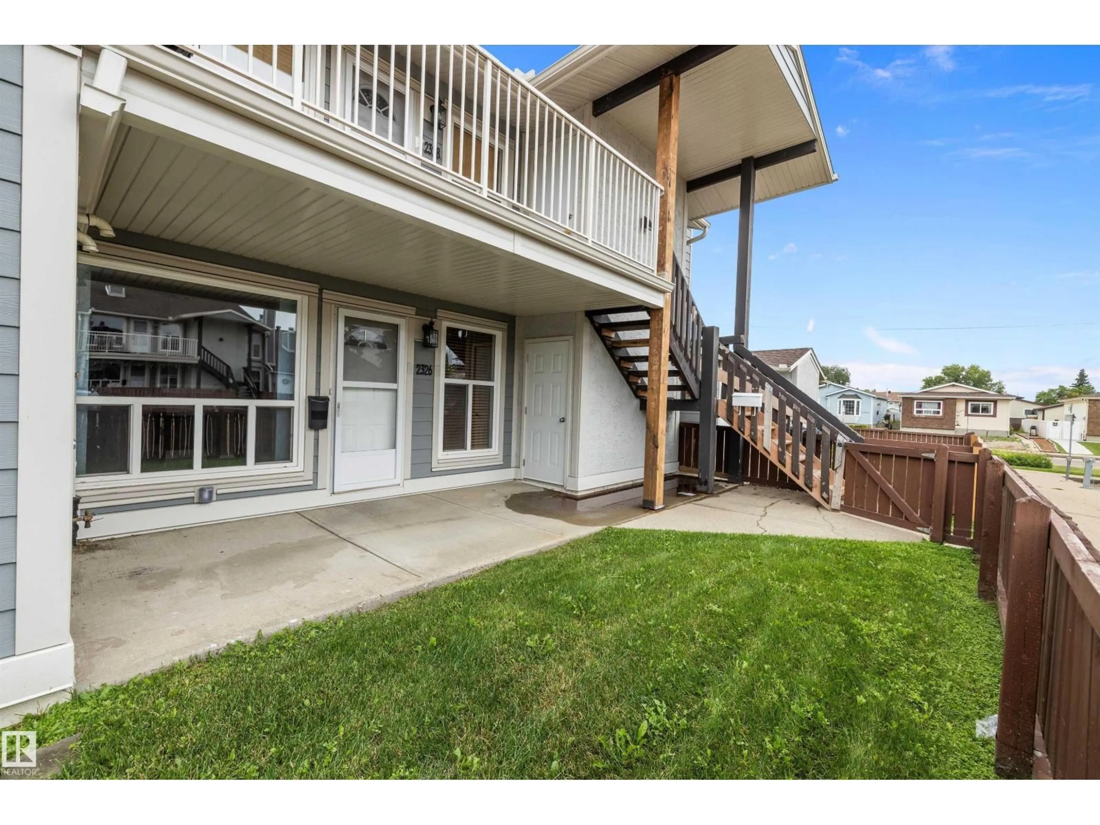 Patio, street for NW - 2326 151 AV, Edmonton Alberta T5Y2L1