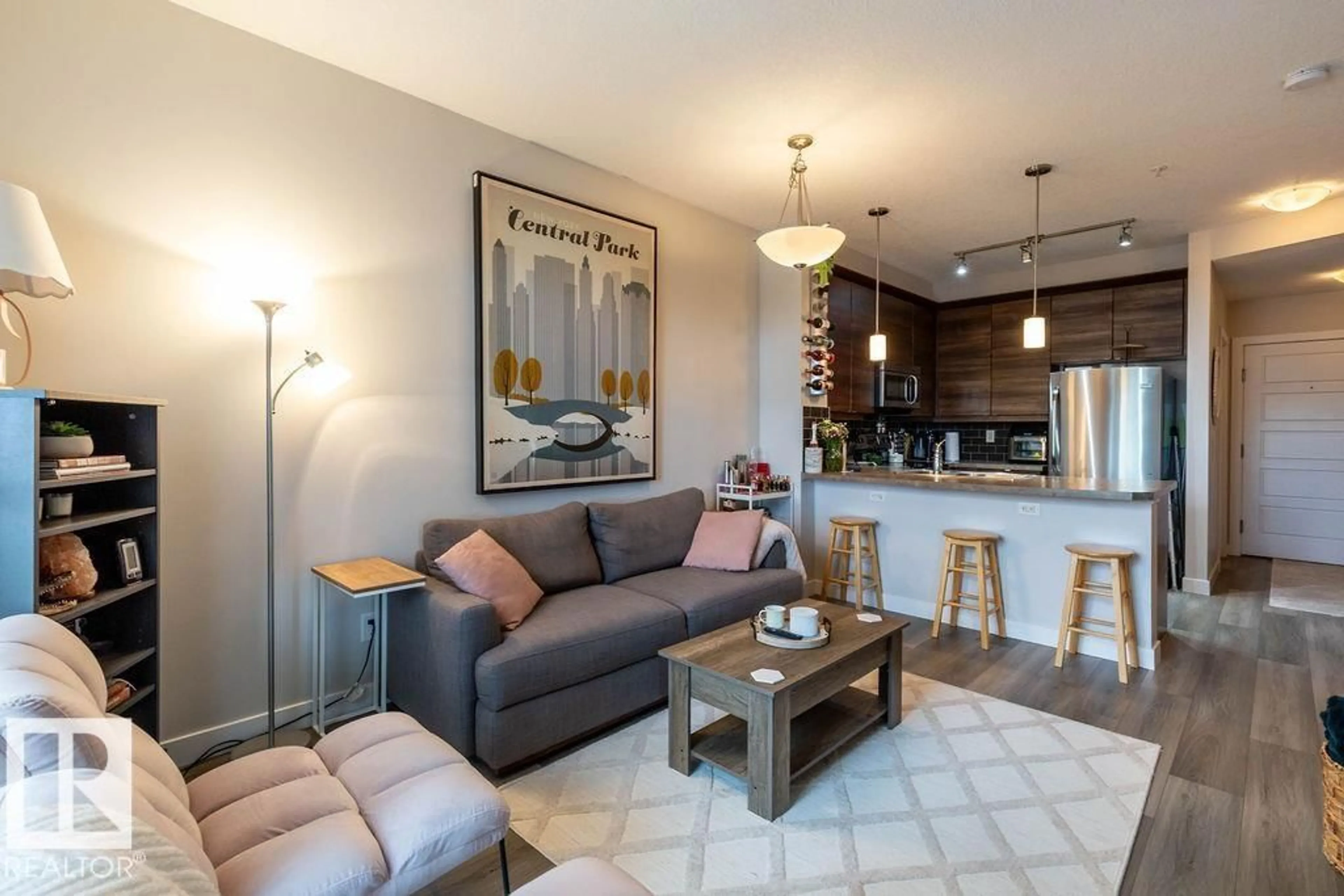Living room with furniture, unknown for #301 - 2590 ANDERSON WY, Edmonton Alberta T6W0R2