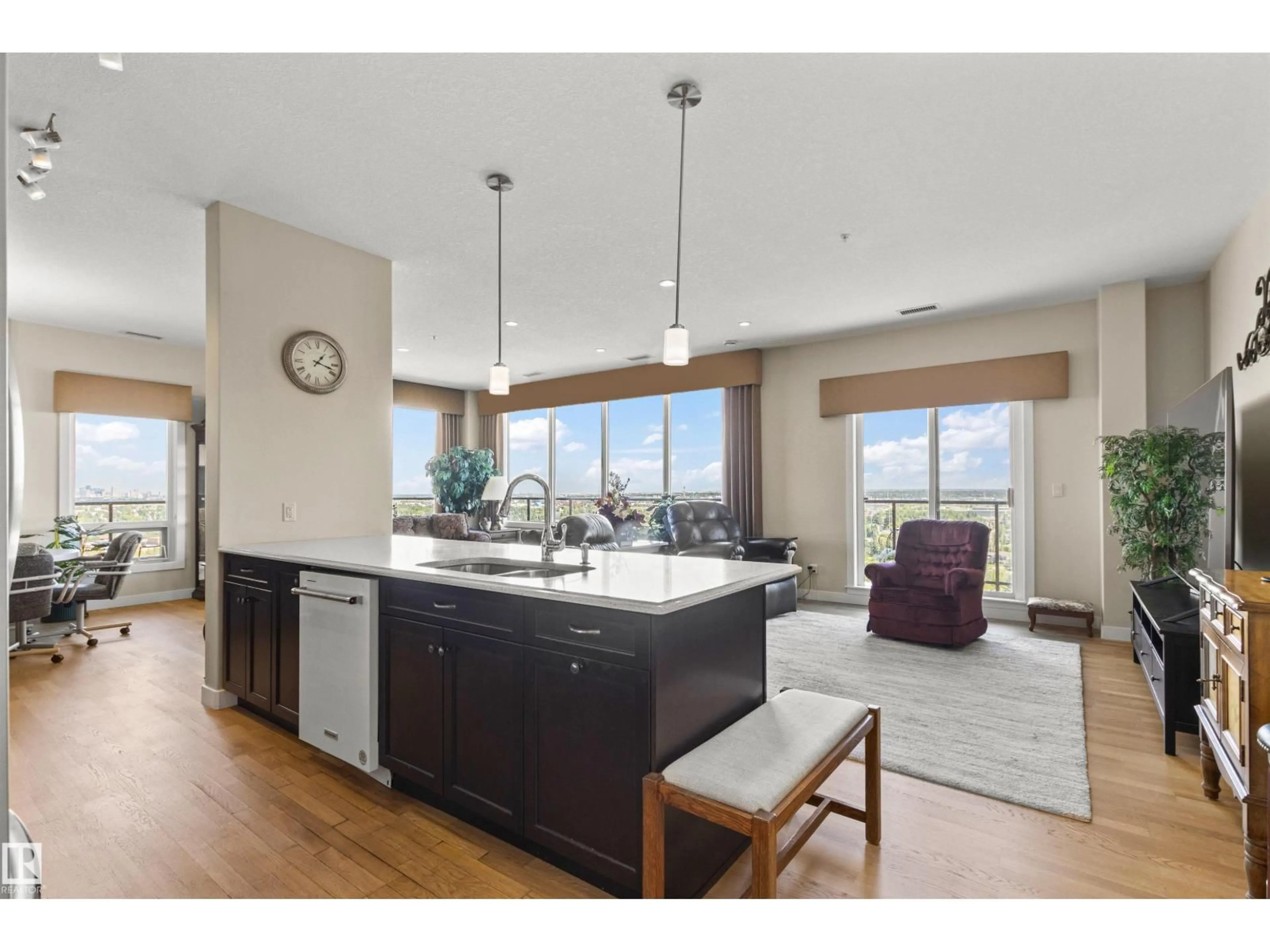 Open concept kitchen, unknown for #1406 - 2755 109 ST, Edmonton Alberta T6J5S4