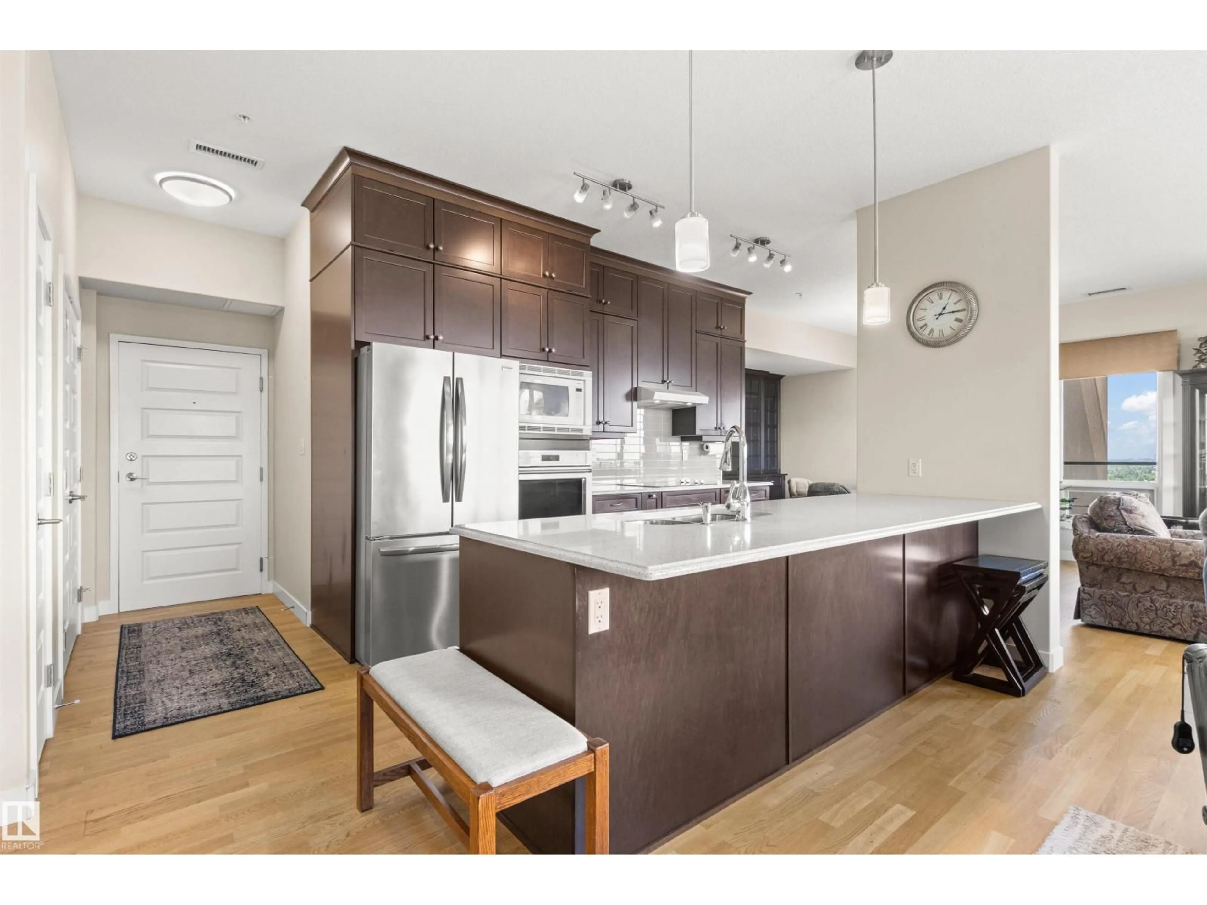 Open concept kitchen, unknown for #1406 - 2755 109 ST, Edmonton Alberta T6J5S4