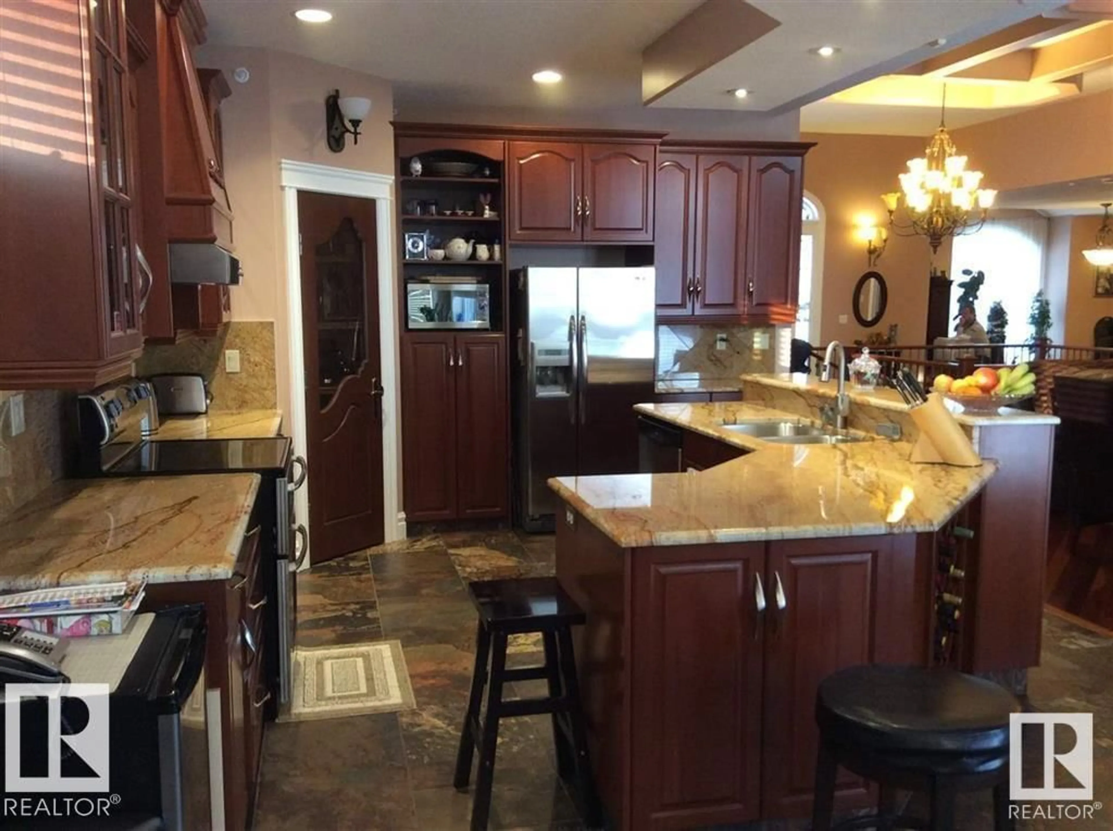 Open concept kitchen, ceramic/tile floor for #43 - 26323 TWP ROAD 532 A, Rural Parkland County Alberta T7X4M1