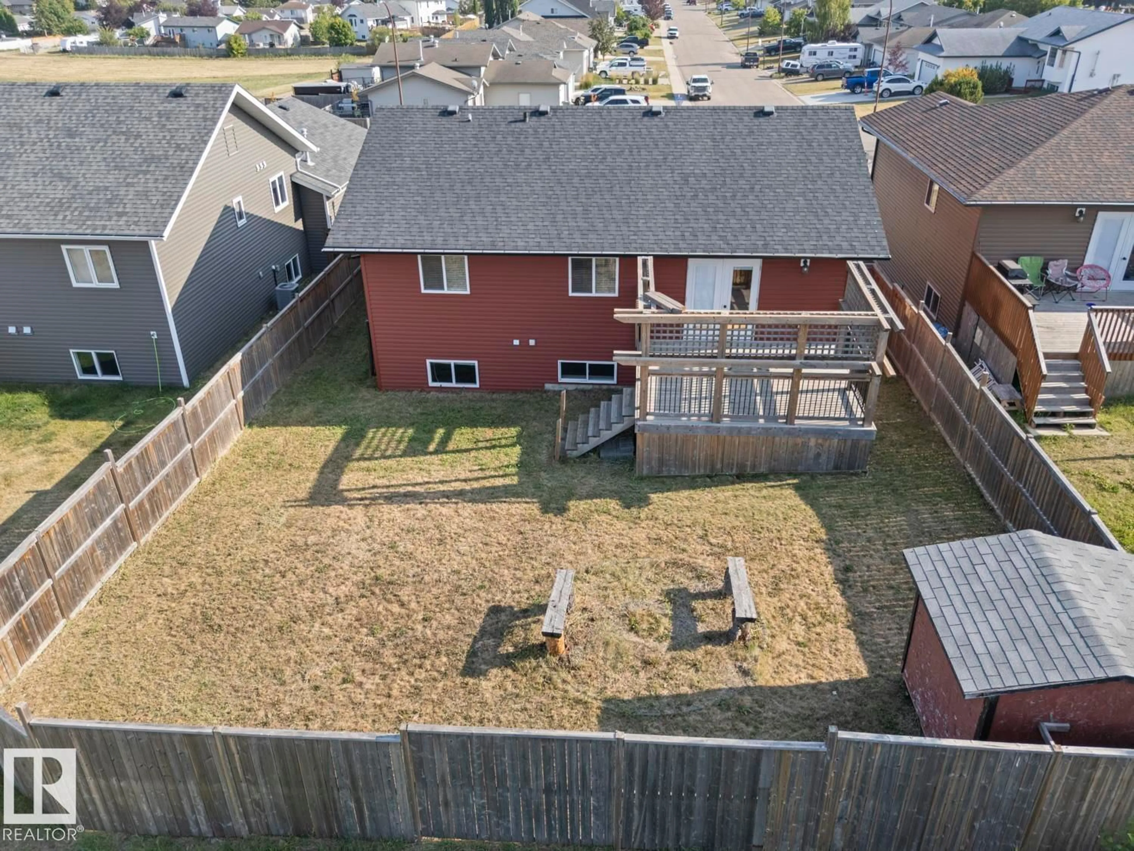 A pic from outside/outdoor area/front of a property/back of a property/a pic from drone, mountain view for 1402 13 AV, Cold Lake Alberta T9M2E1