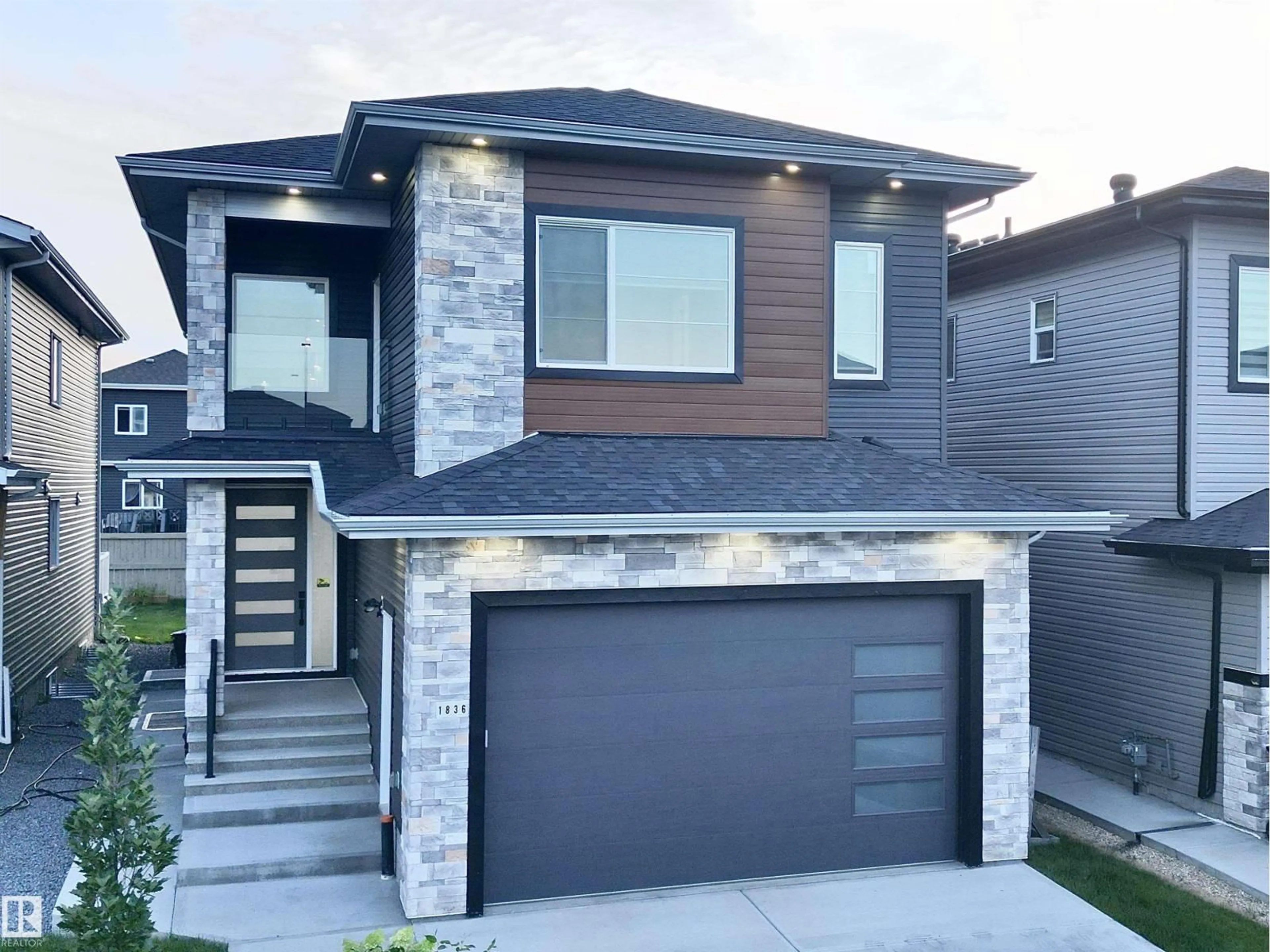 Home with brick exterior material, street for 1836 22 ST, Edmonton Alberta T6T2M5