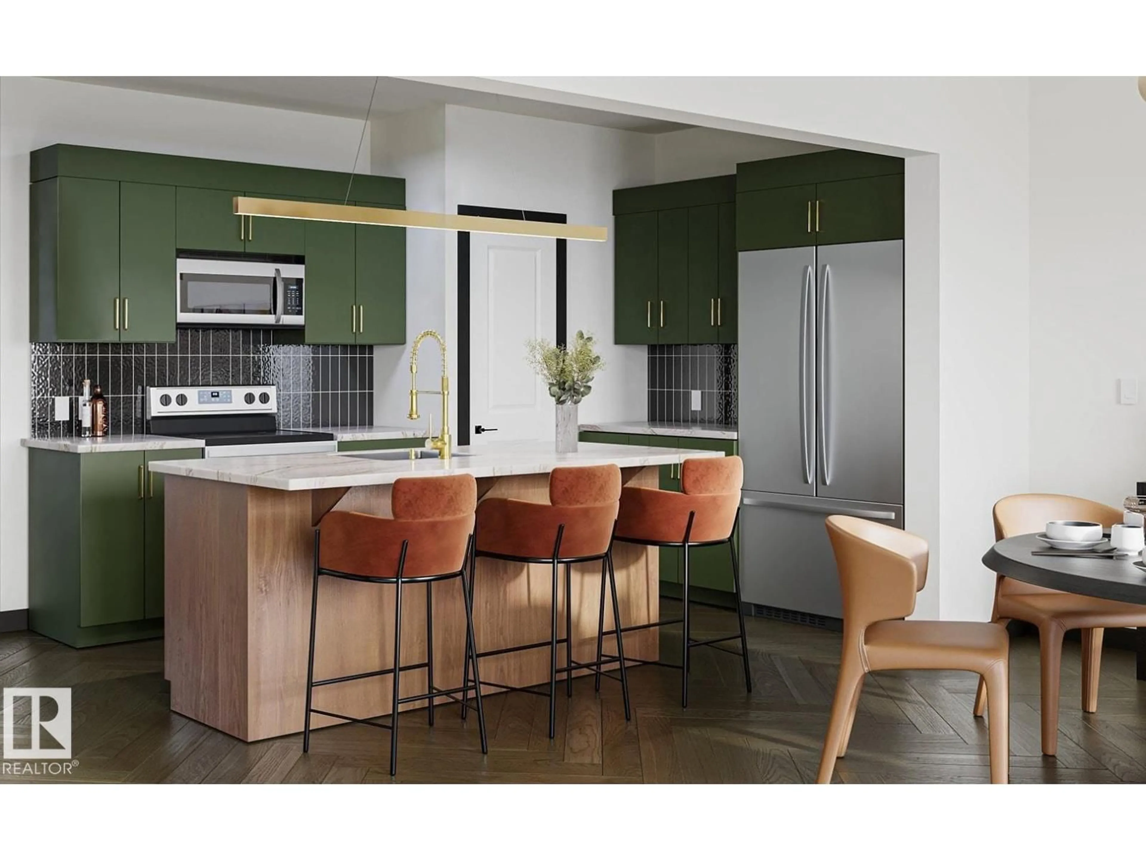 Open concept kitchen, ceramic/tile floor for 1334 KESWICK DR, Edmonton Alberta T6W4V8