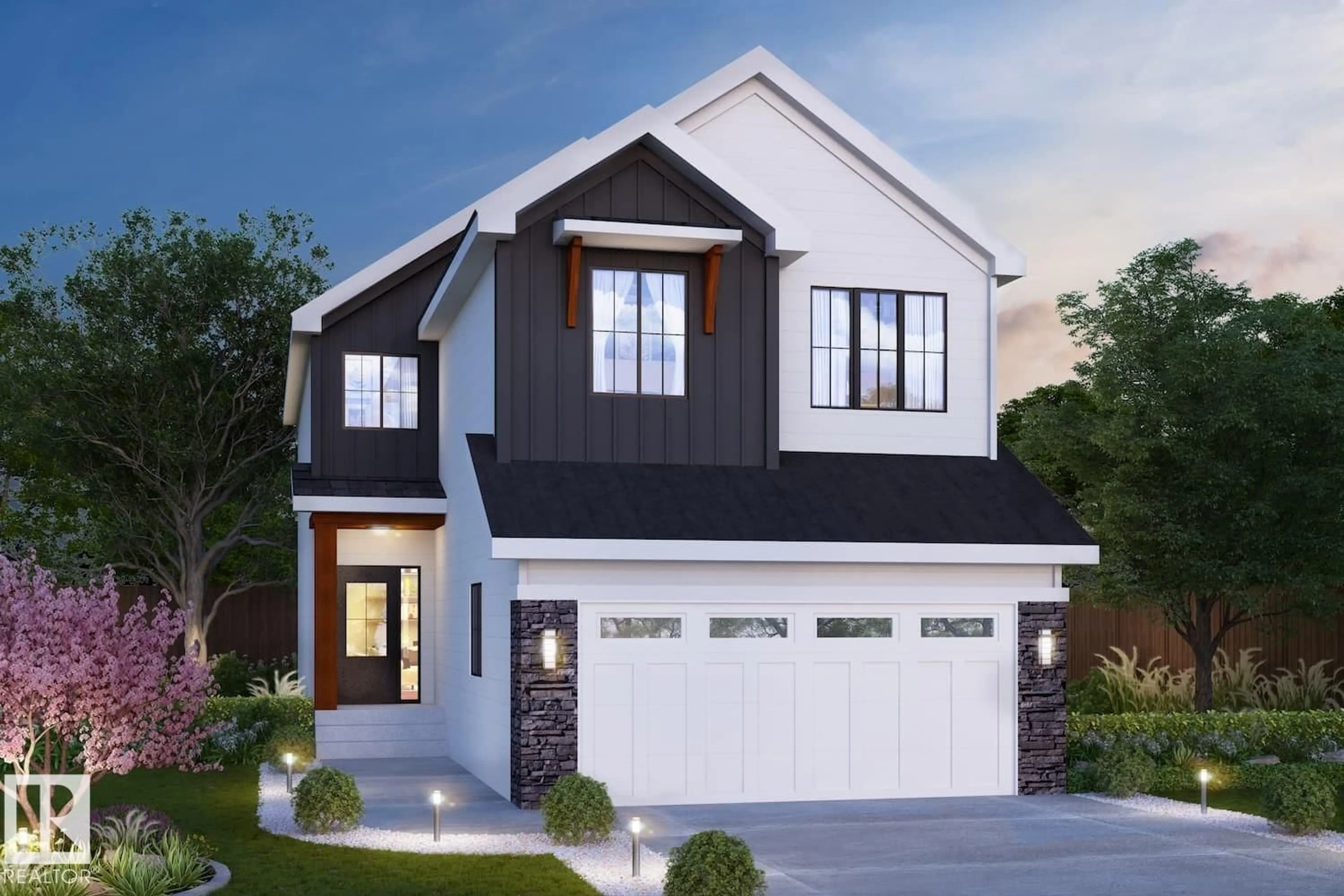 Home with brick exterior material, street for 22007 81 AV, Edmonton Alberta T5T7H9