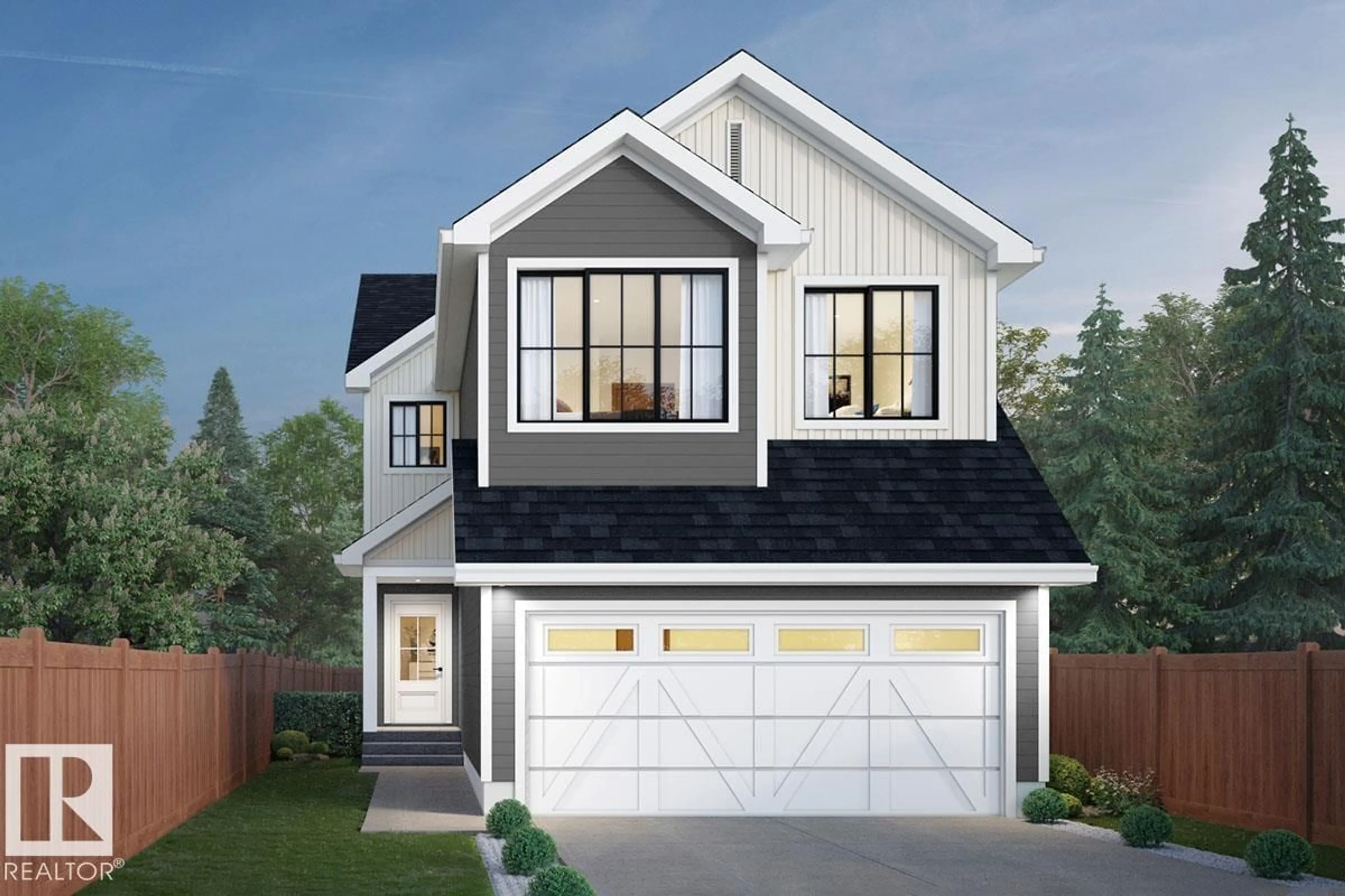 Home with vinyl exterior material, street for 1323 11 AV, Edmonton Alberta T6W4X8