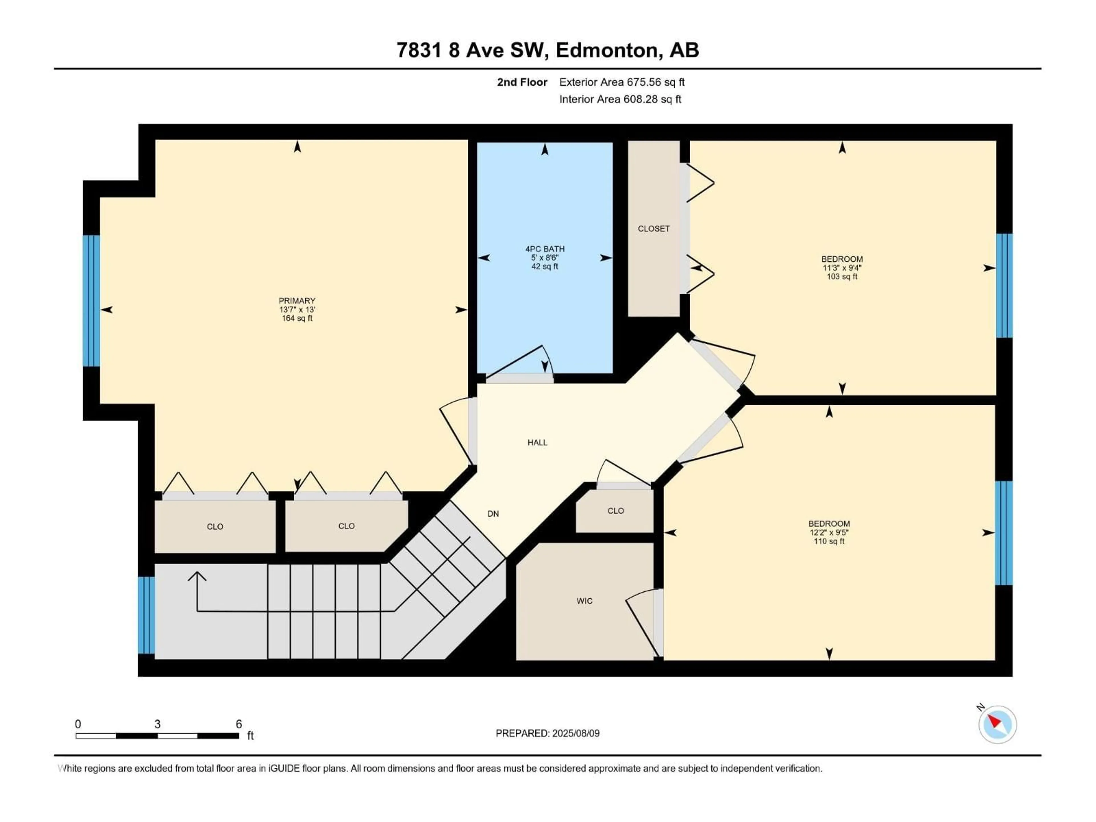 Floor plan for 7831 8 AV, Edmonton Alberta T6X0A4