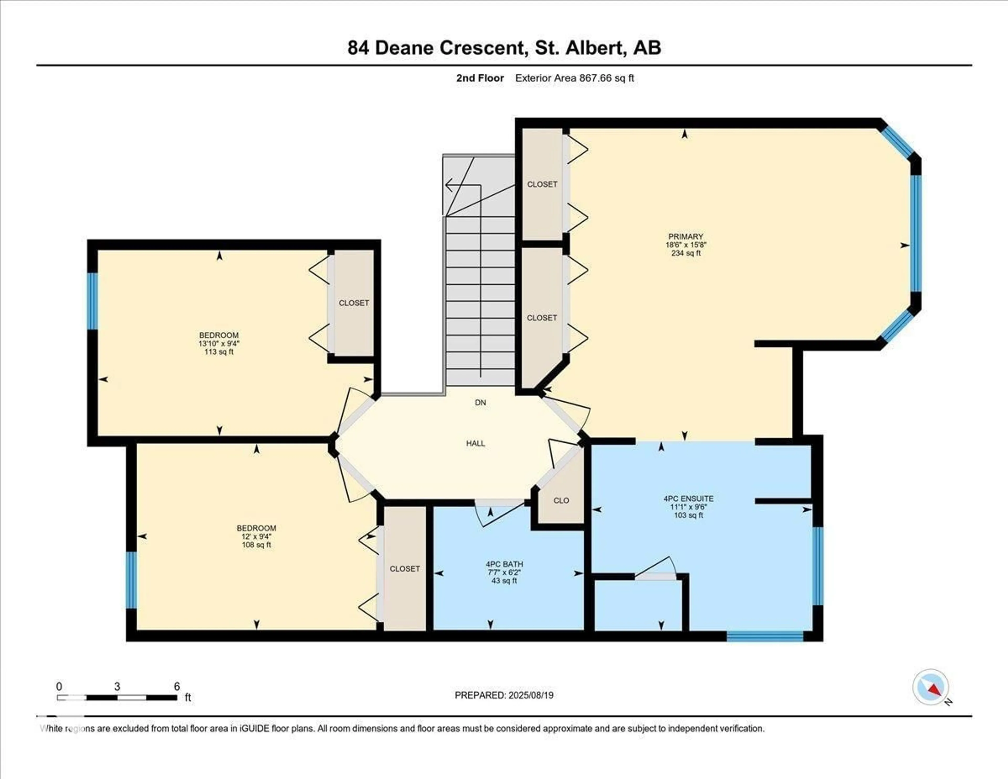Floor plan for 84 DEANE CR, St. Albert Alberta T8N4Z9