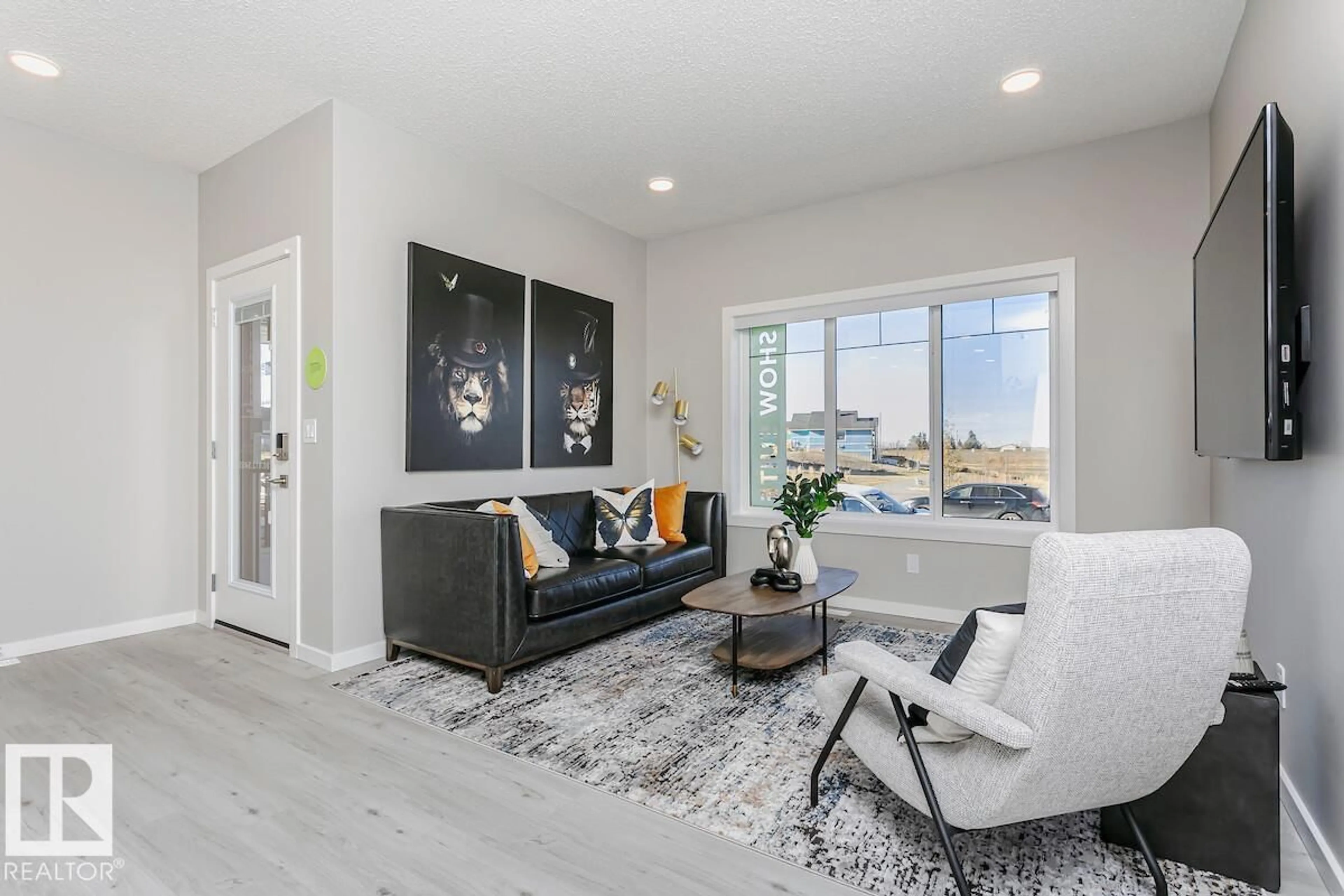 Living room with furniture, unknown for 703 CAMBRIAN BV, Sherwood Park Alberta T8H3B7
