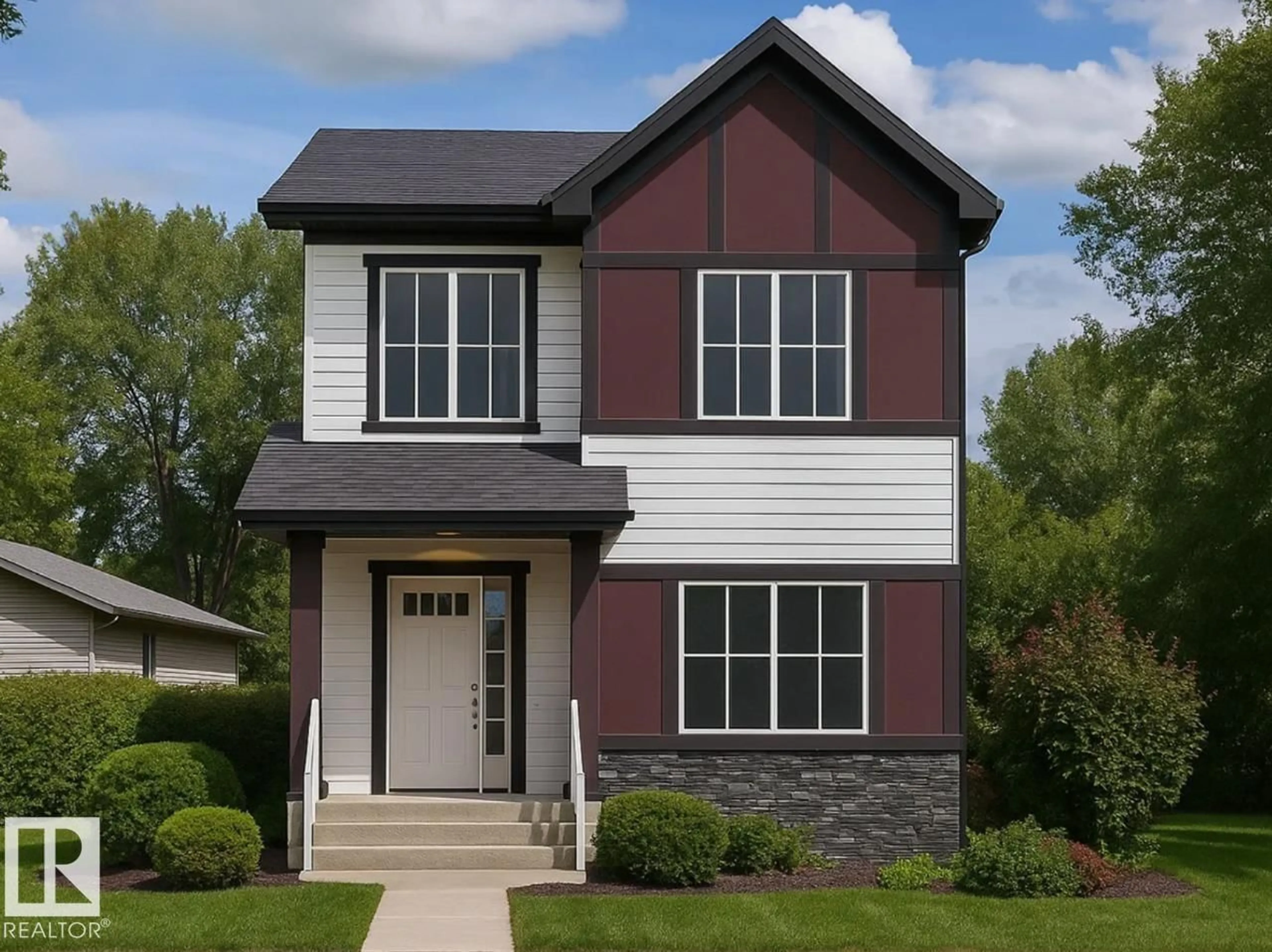 Home with vinyl exterior material, street for NW SW - 752 MATTSON DR, Edmonton Alberta T6X1A3