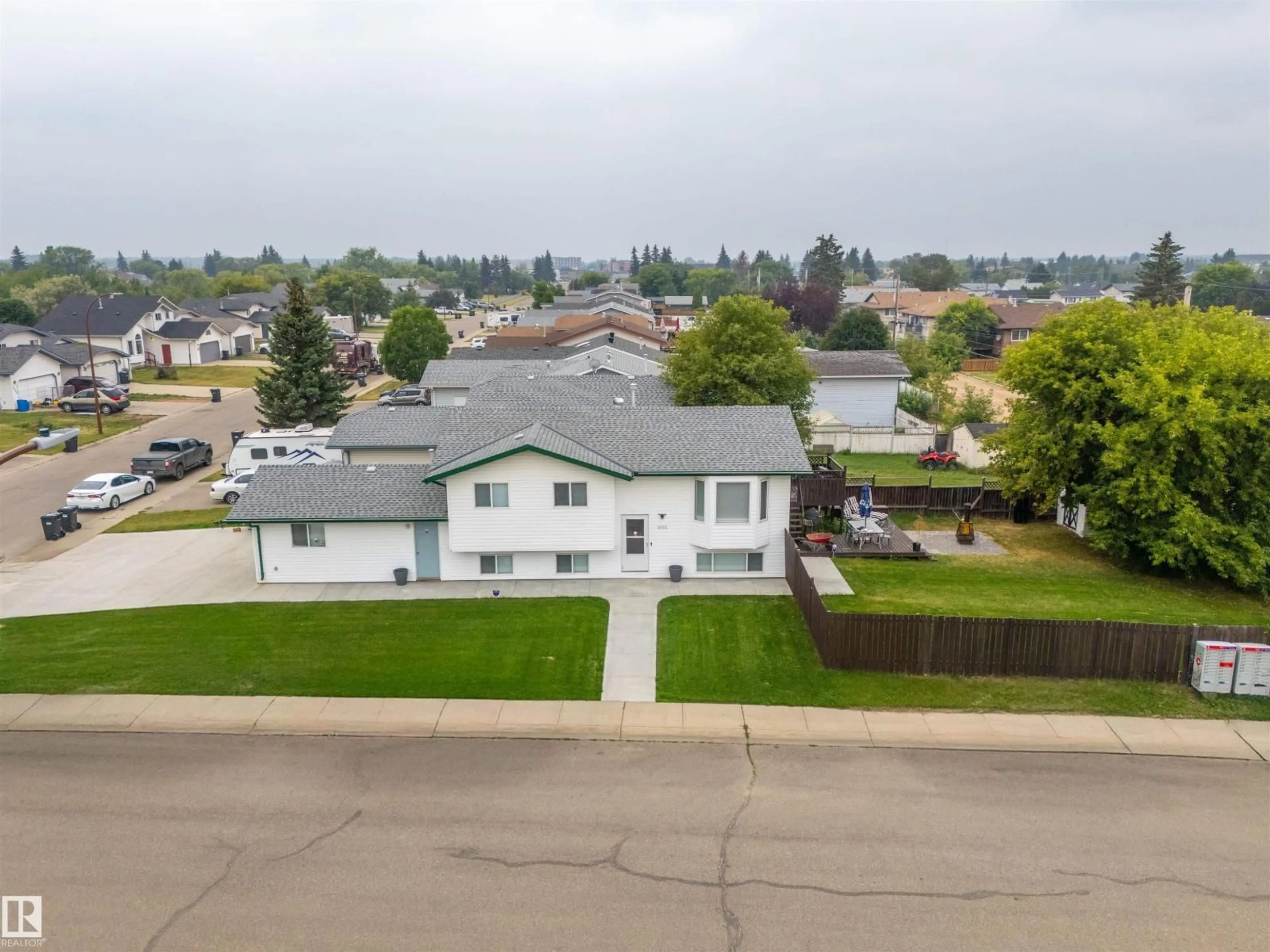 A pic from outside/outdoor area/front of a property/back of a property/a pic from drone, street for 4502 49 AV, Cold Lake Alberta T9M1Z6