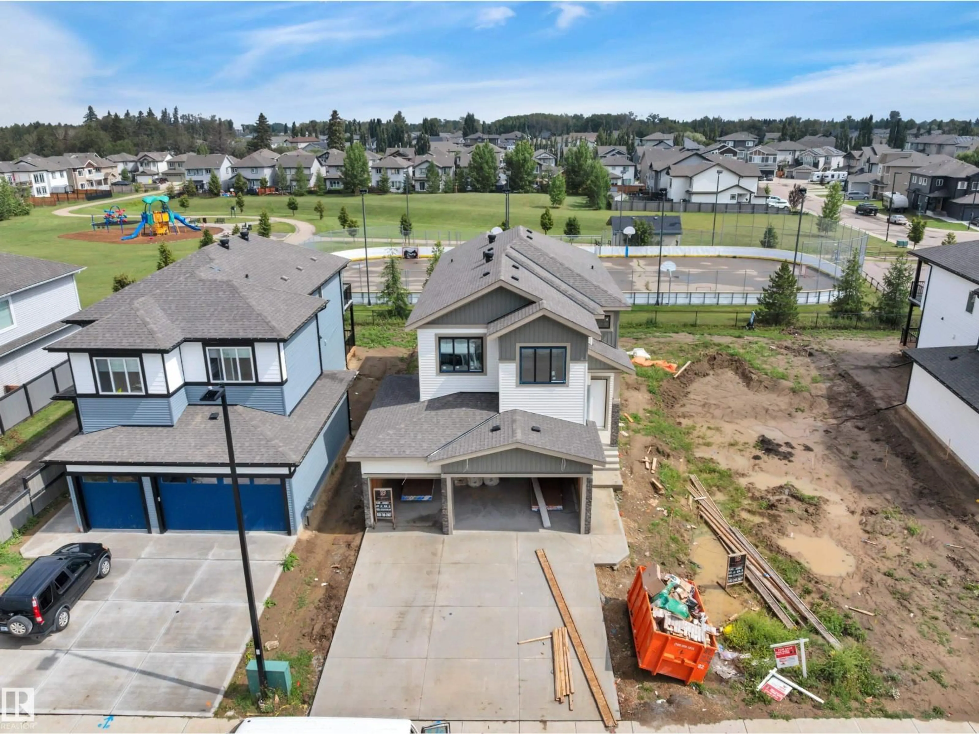 A pic from outside/outdoor area/front of a property/back of a property/a pic from drone, unknown for 1925 WESTERRA LN, Stony Plain Alberta T7Z0L3