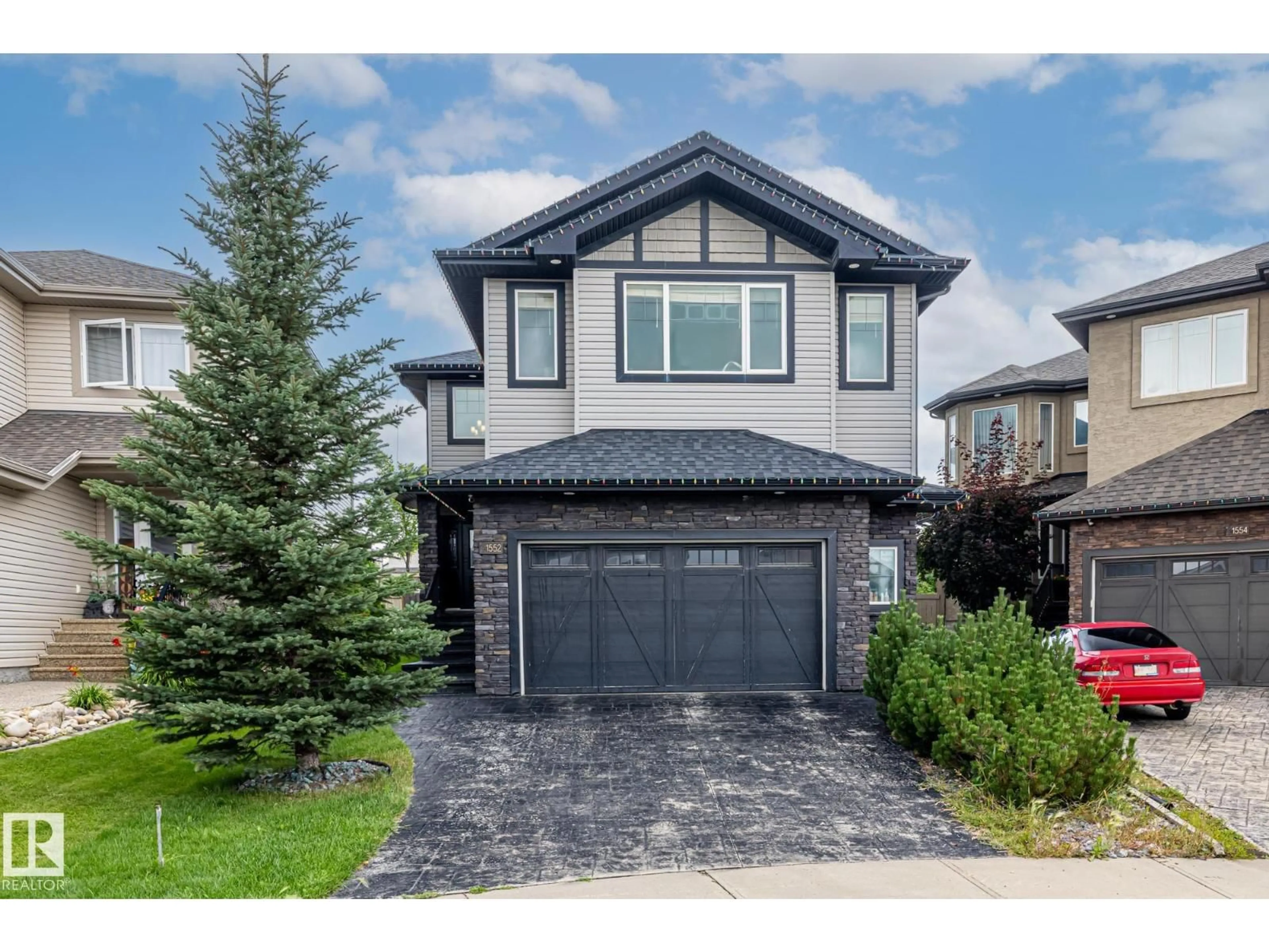 Home with vinyl exterior material, street for CA SW - 1552 CUNNINGHAM CAPE, Edmonton Alberta T6W0Y3