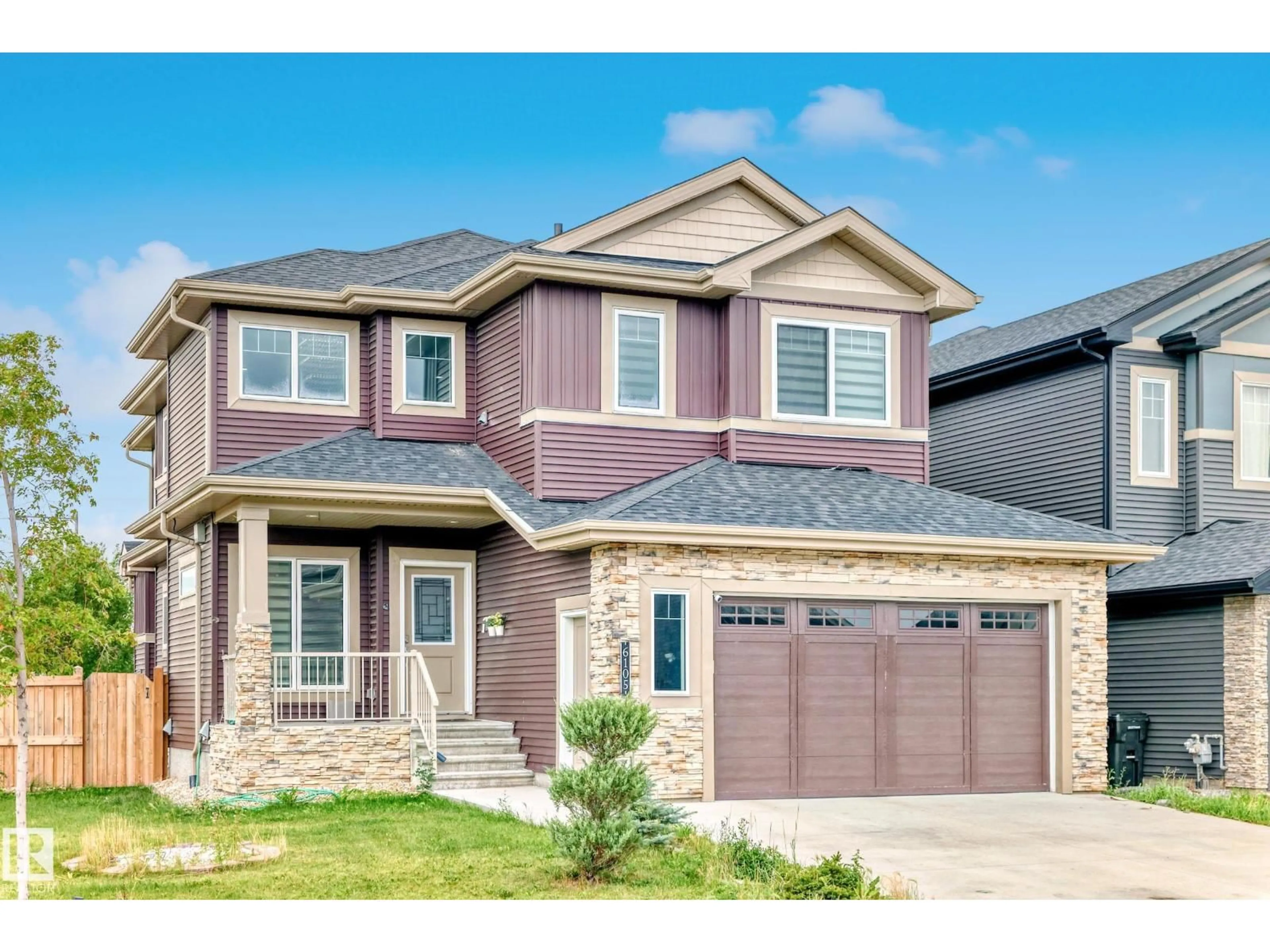 Home with brick exterior material, street for 6105 19A AV, Edmonton Alberta T6X2A5