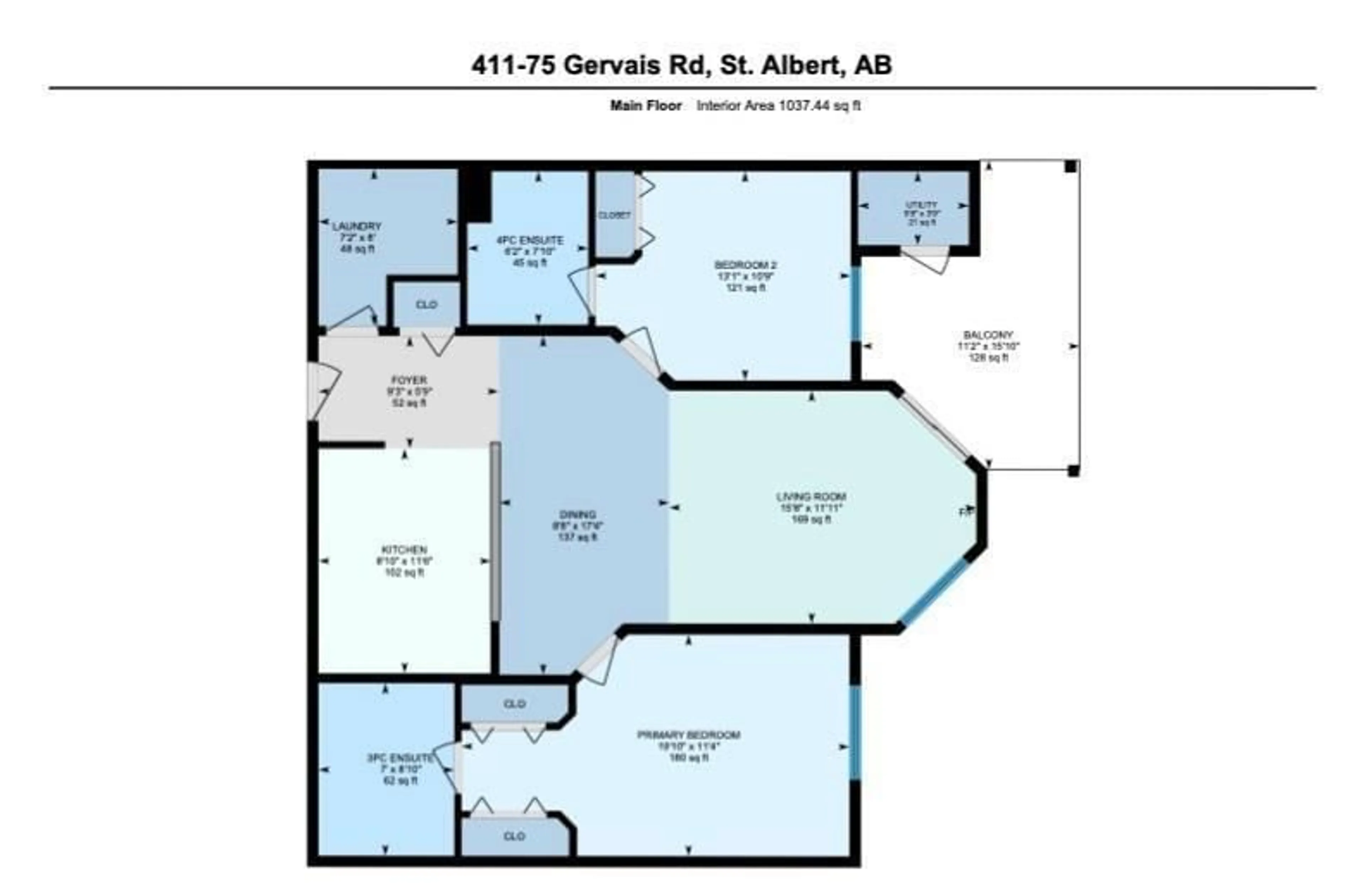 Floor plan for 75 GERVAIS RD, St. Albert Alberta T8N6N2