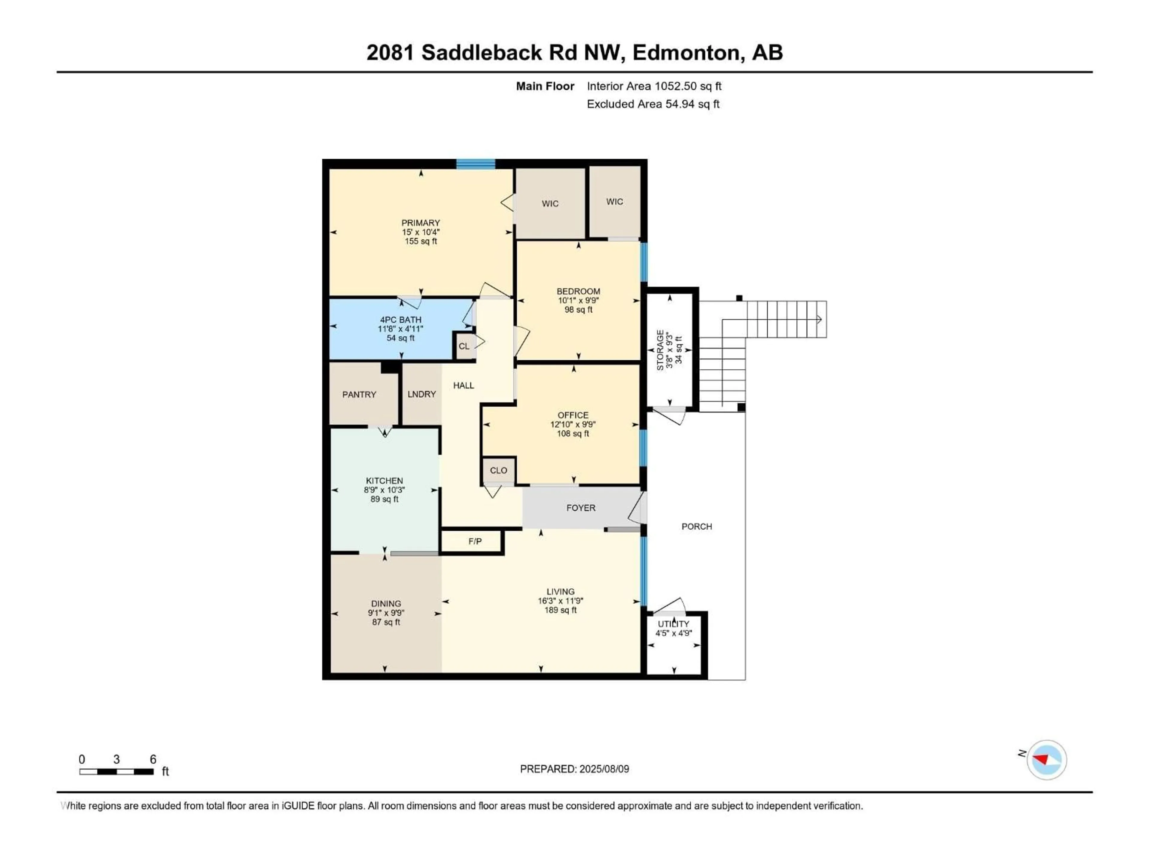 Floor plan for 2081 SADDLEBACK RD, Edmonton Alberta T6J4T4