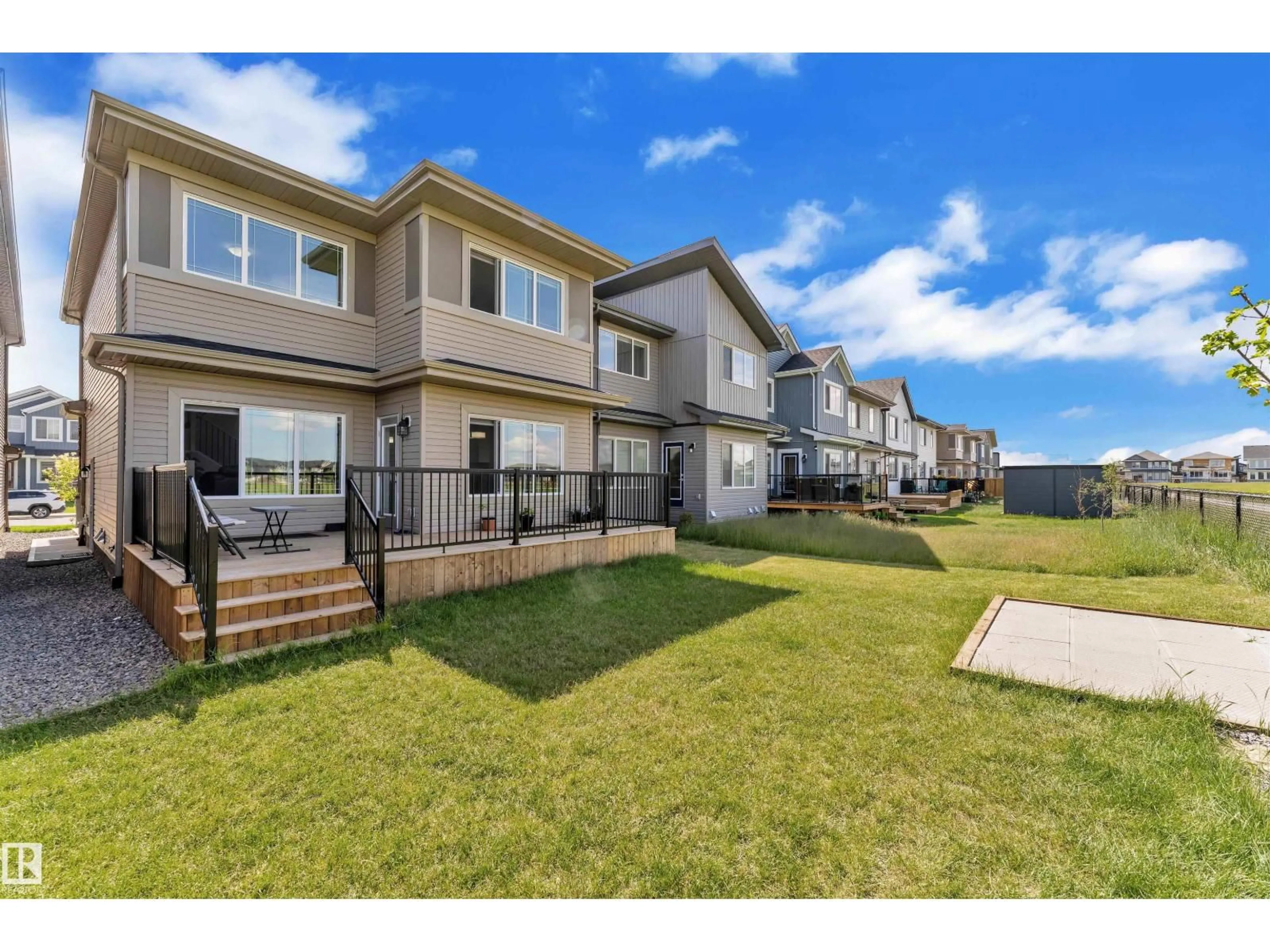 A pic from outside/outdoor area/front of a property/back of a property/a pic from drone, unknown for 15640 18 AV, Edmonton Alberta T6W5C2