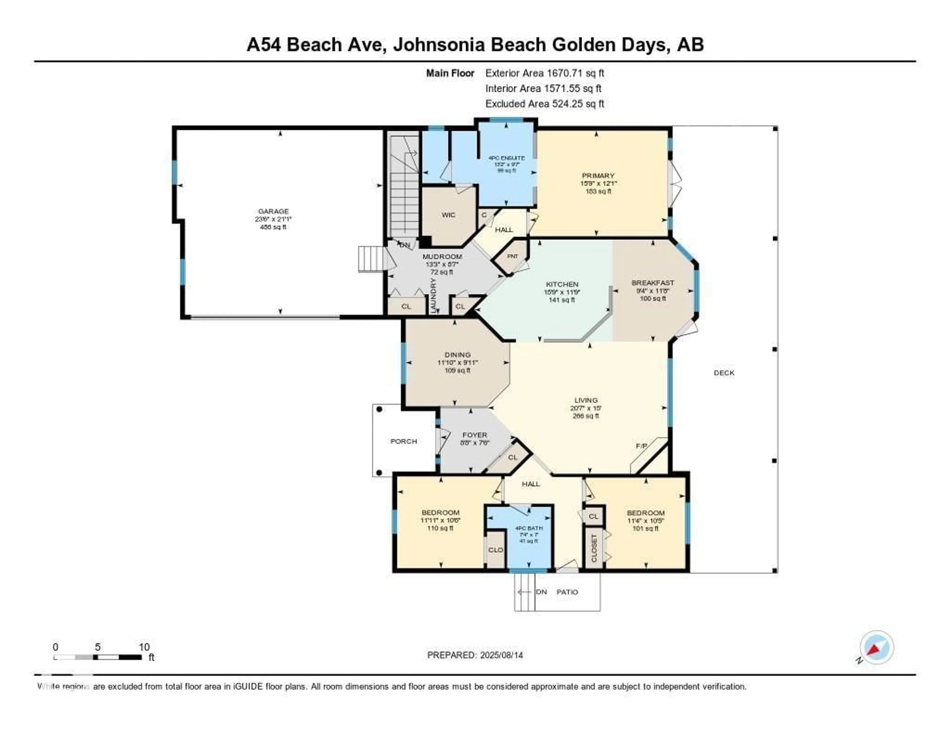 Floor plan for A54 JOHNSONIA, Rural Leduc County Alberta T0C2C0