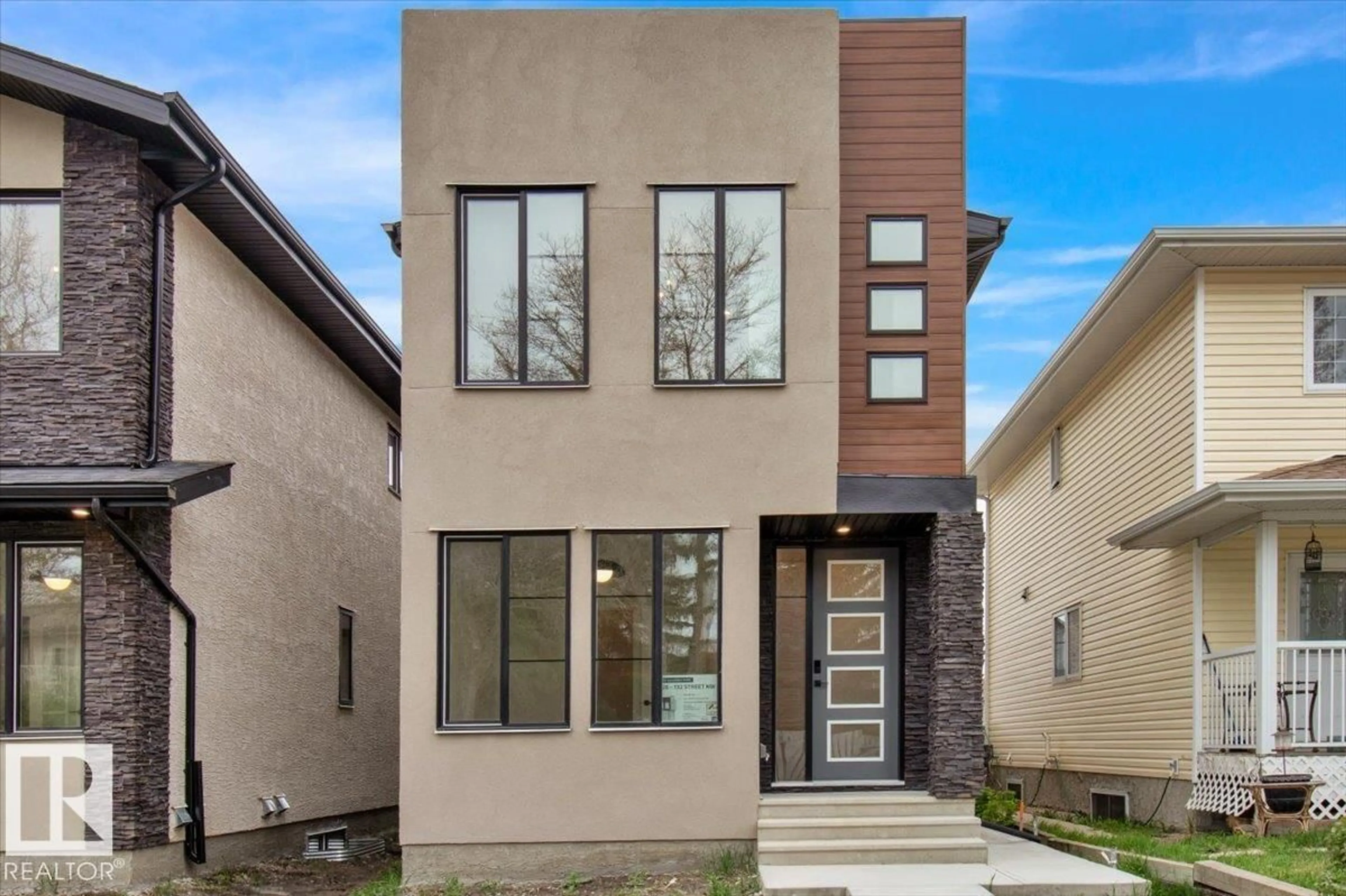 Home with brick exterior material, street for 11126 132 ST, Edmonton Alberta T5M1E5