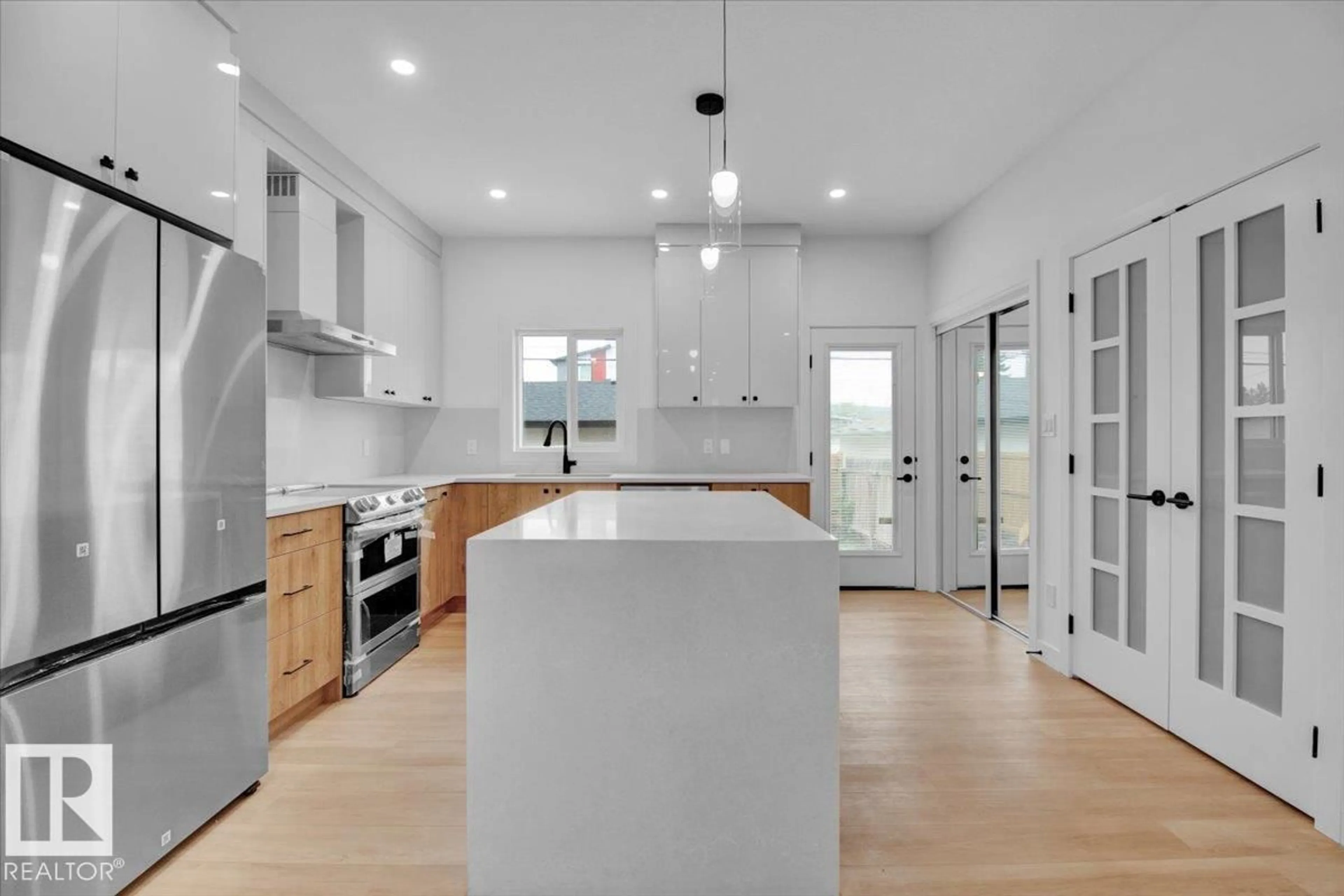 Open concept kitchen, unknown for 11126 132 ST, Edmonton Alberta T5M1E5