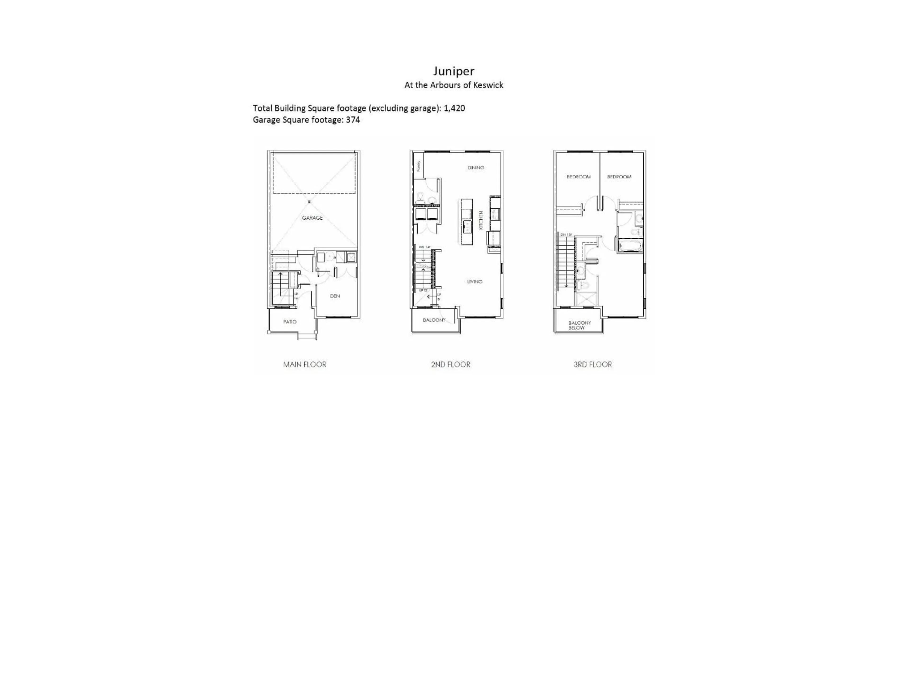 Floor plan for 60 18120 28 AVE SW, Edmonton Alberta T6W4V2